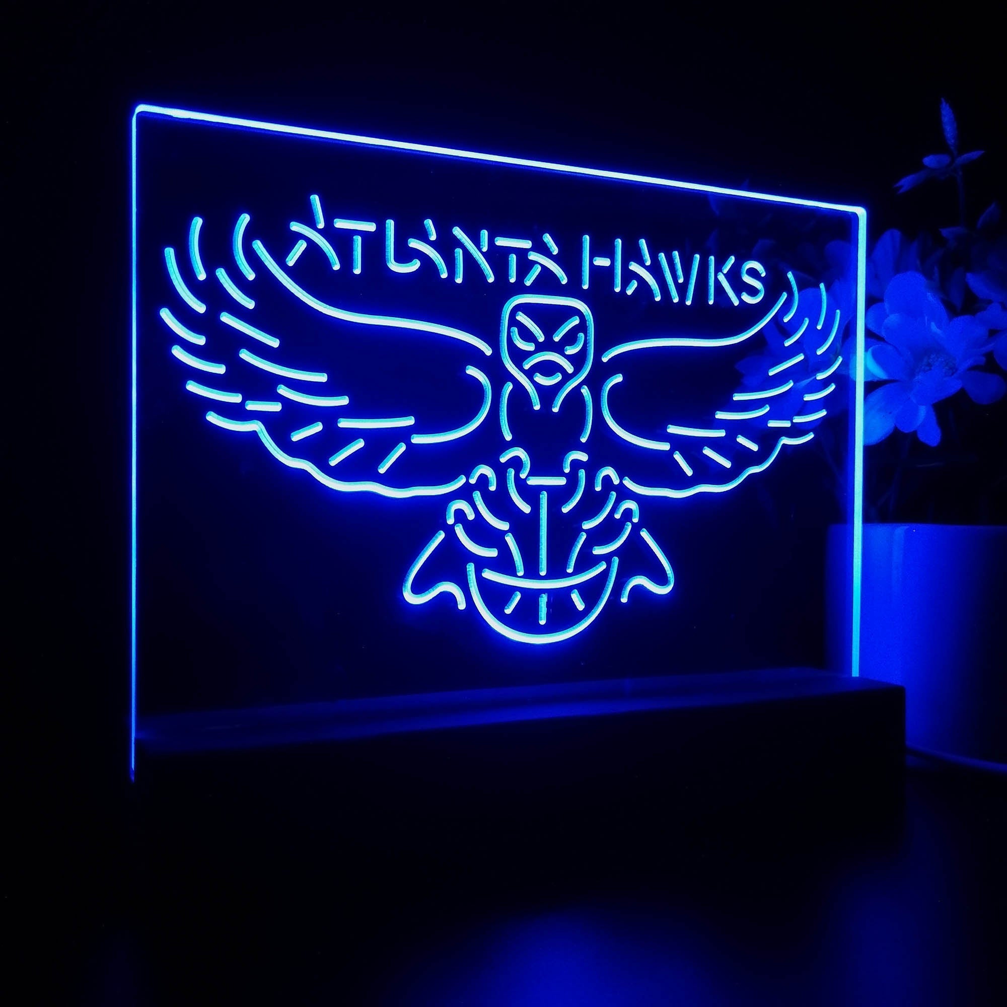 Atlanta Hawks Sport Team Night Lamp 3D Illusion Lamp