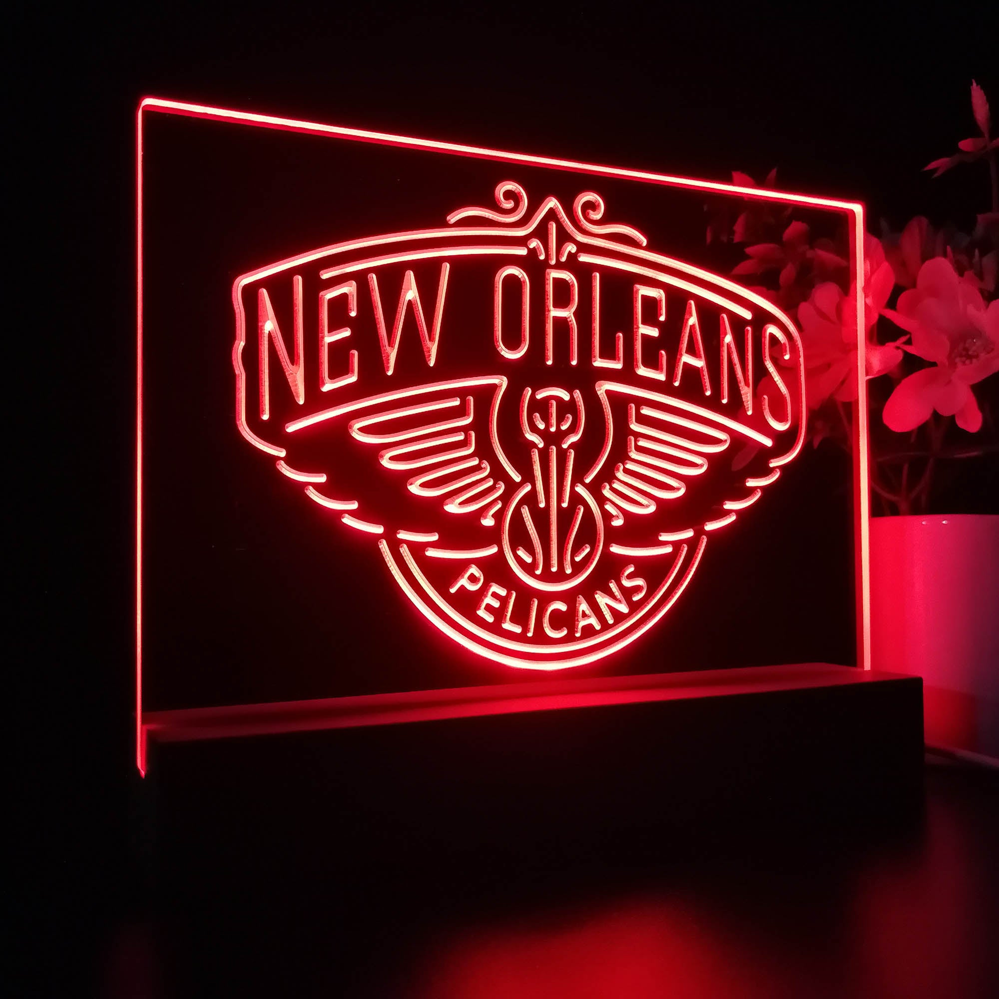 New Orleans Pelicans Sport Team Night Lamp 3D Illusion Lamp