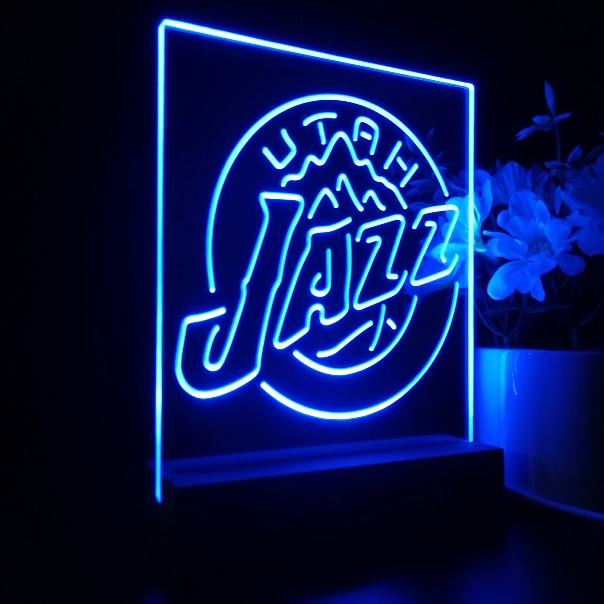 Utah Jazz Sport Team Night Lamp 3D Illusion Lamp