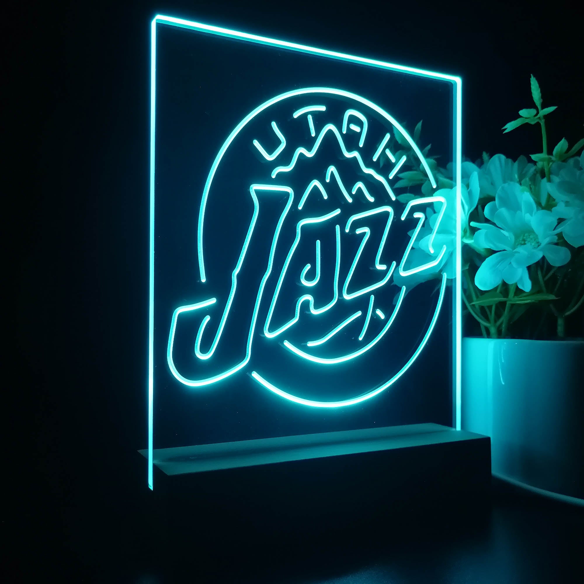 Utah Jazz Sport Team Night Lamp 3D Illusion Lamp