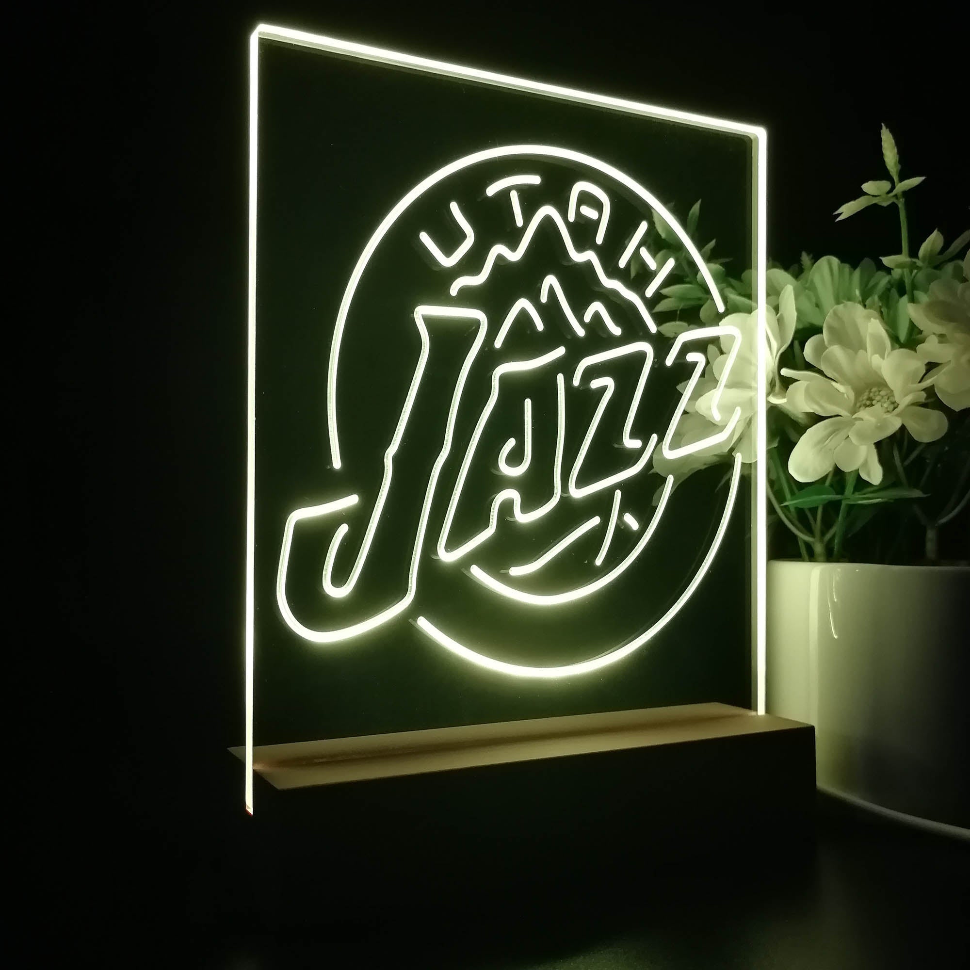 Utah Jazz Sport Team Night Lamp 3D Illusion Lamp