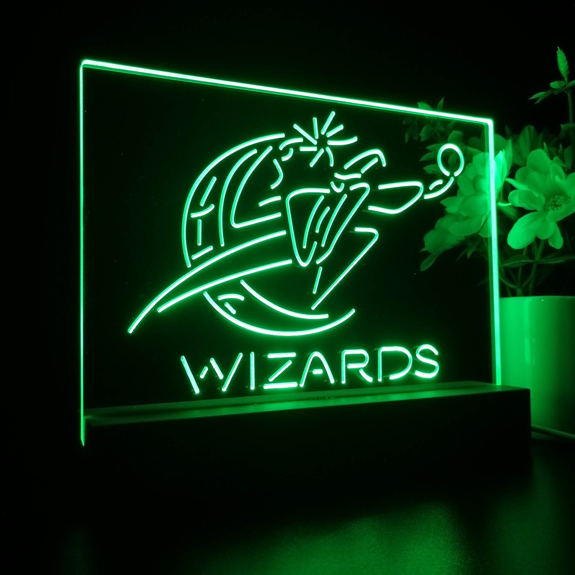 Washington Wizards Sport Team Night Lamp 3D Illusion Lamp