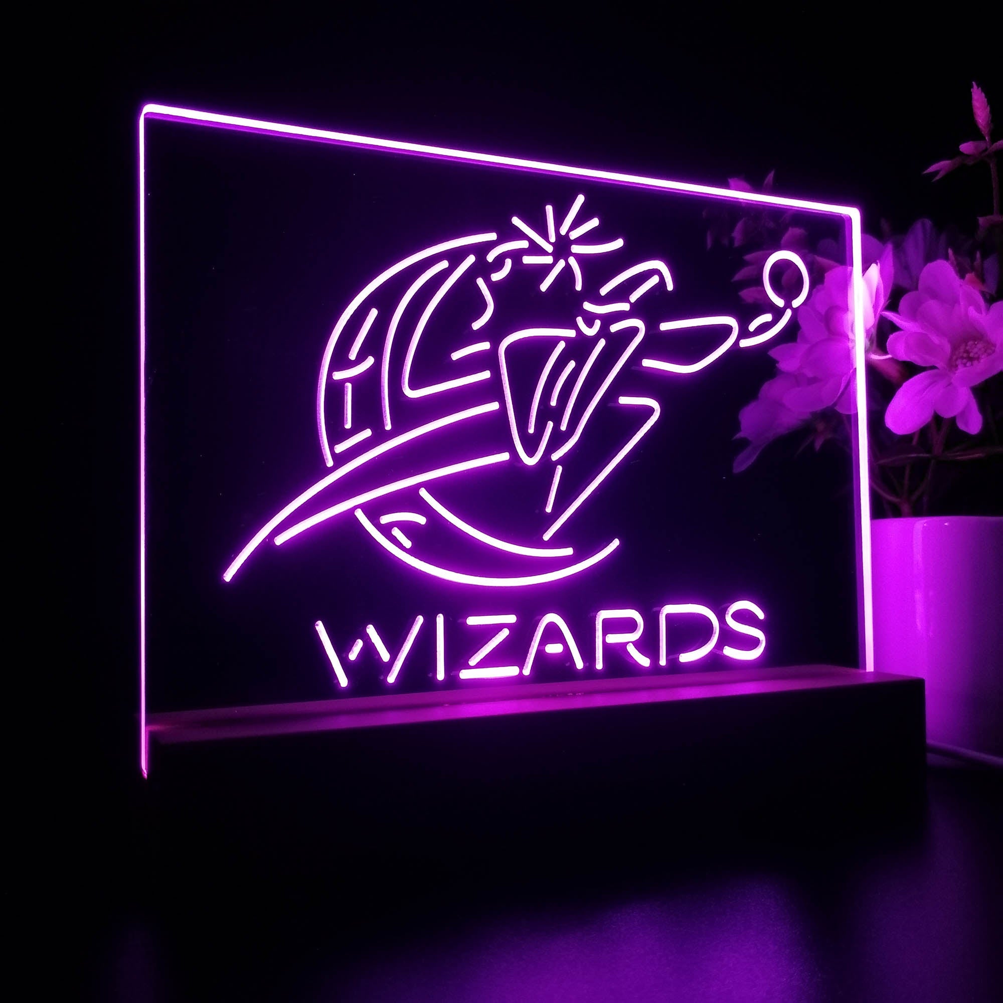 Washington Wizards Sport Team Night Lamp 3D Illusion Lamp