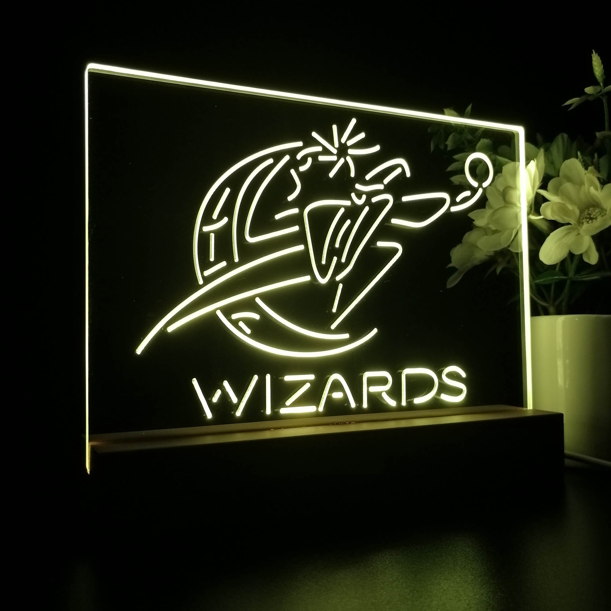 Washington Wizards Sport Team Night Lamp 3D Illusion Lamp