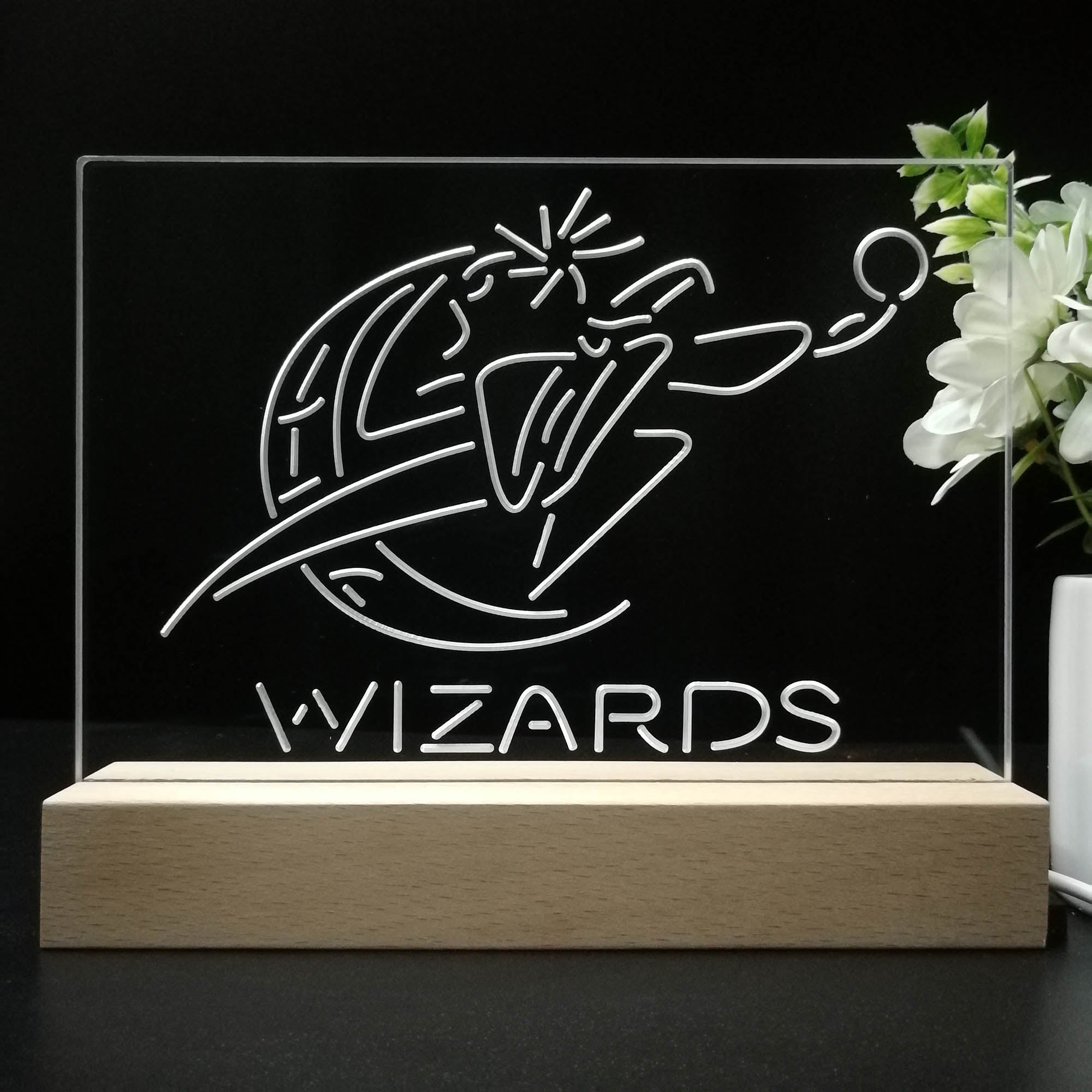 Washington Wizards Sport Team Night Lamp 3D Illusion Lamp