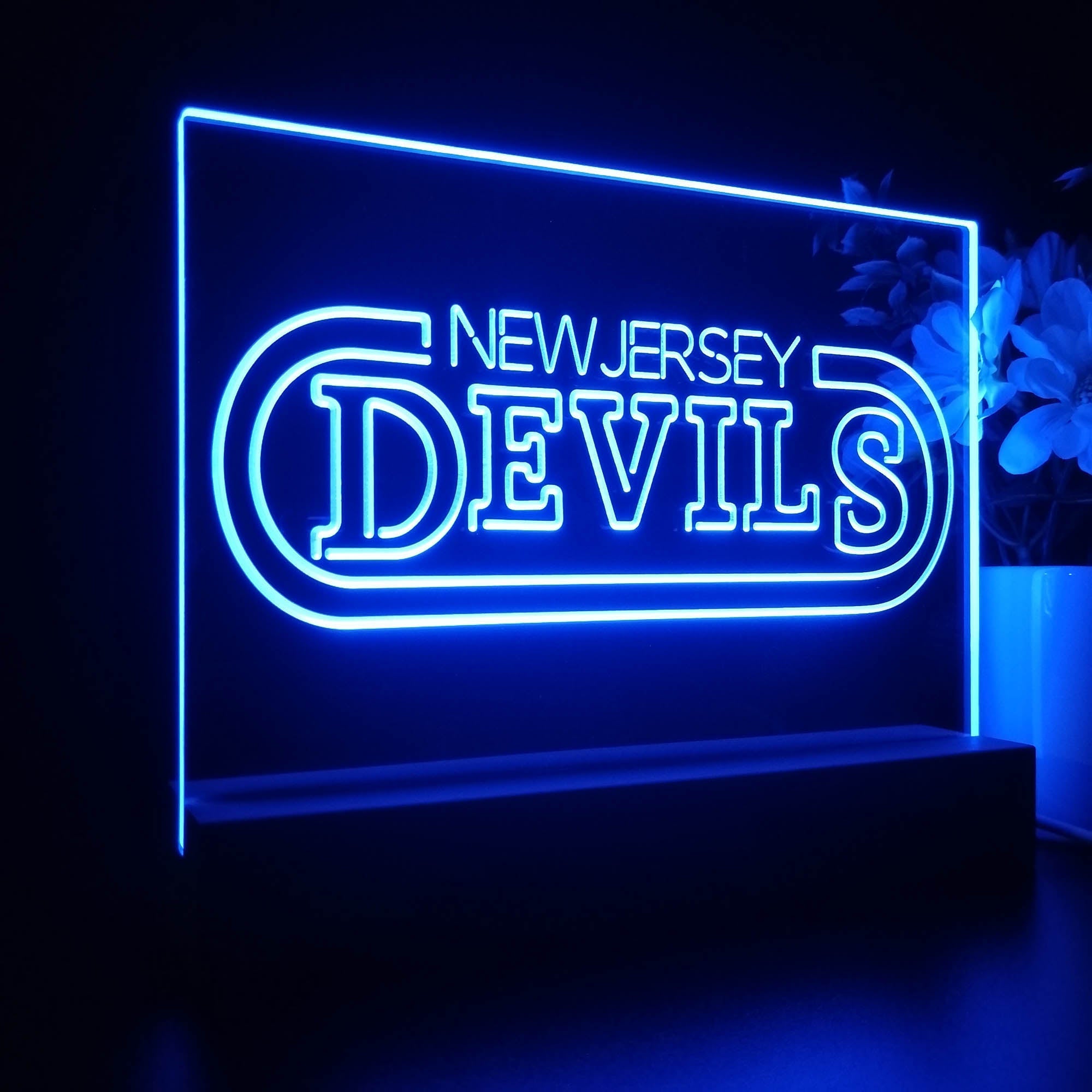 New Jersey Sport Team Devils Sport Team Night Lamp 3D Illusion Lamp