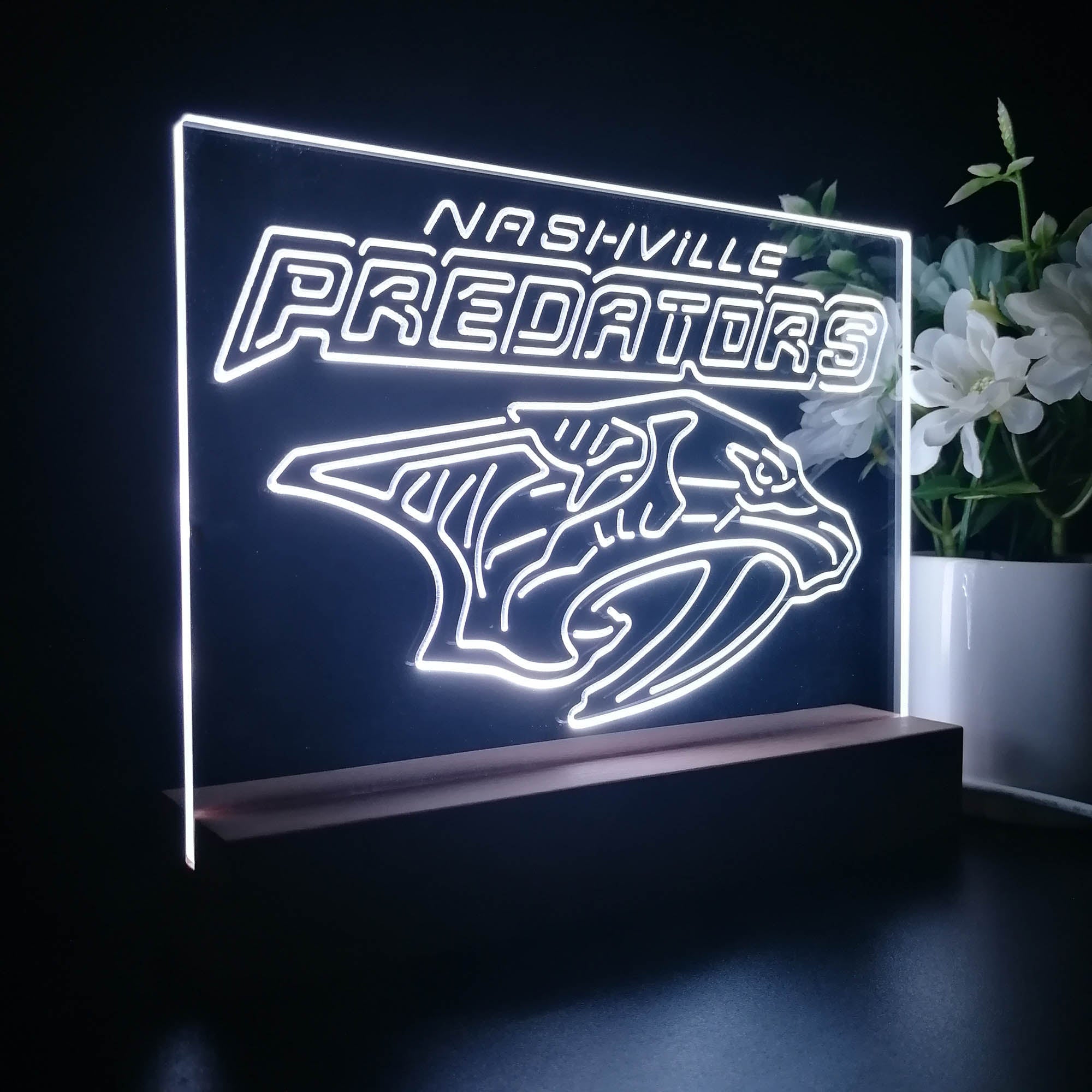 Nashville Predators Sport Team Night Light 3D Illusion Lamp