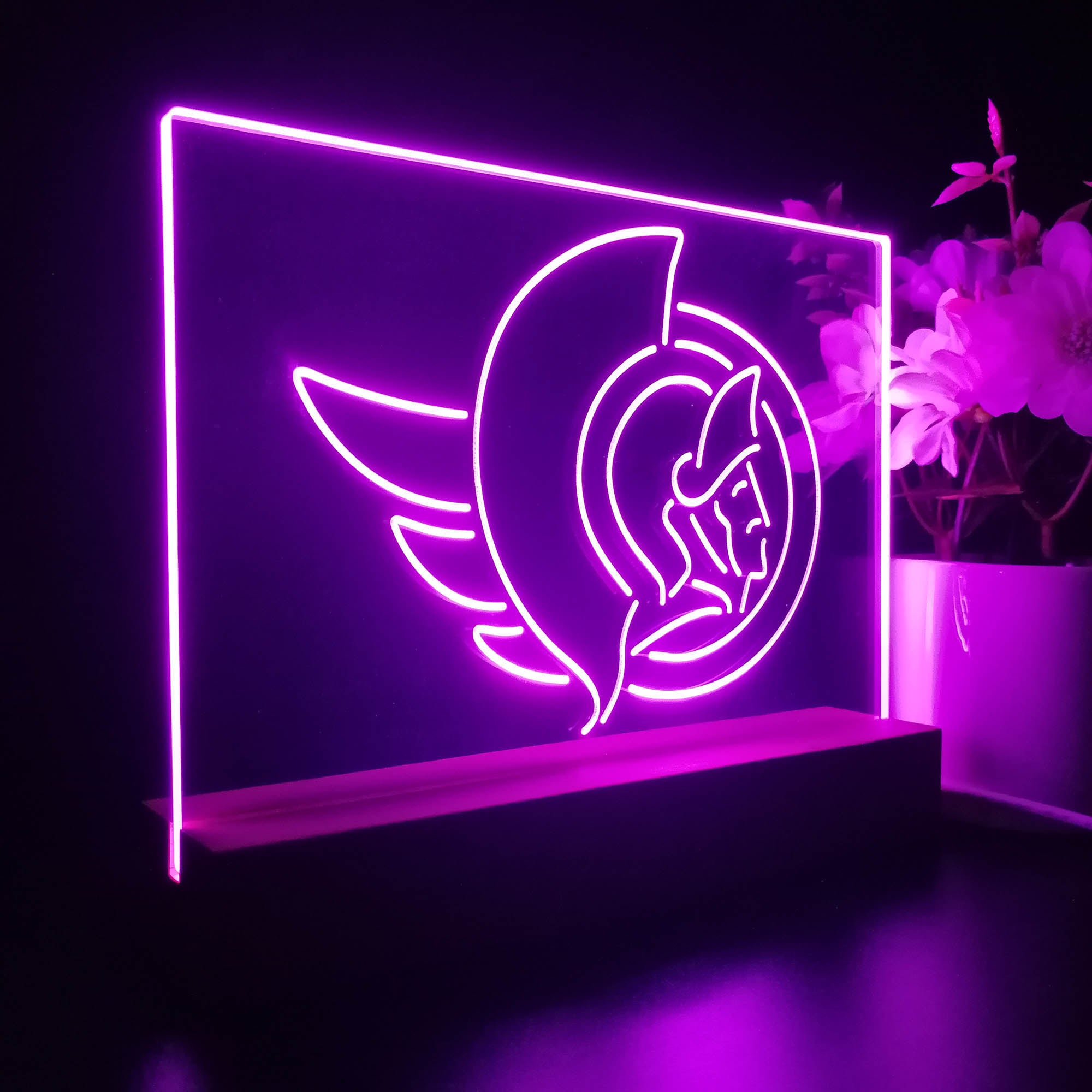 Ottawa Senators Night Light LED Sign