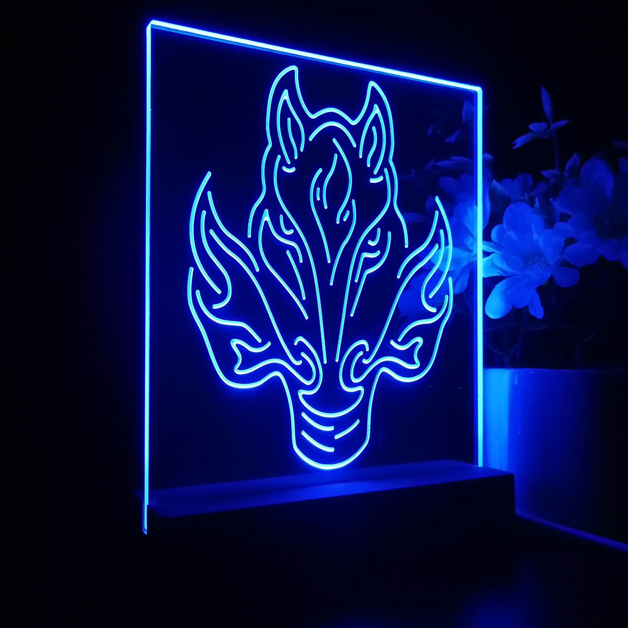 Calgary Sport Team Flames 3D LED Optical Illusion Sport Team Night Light