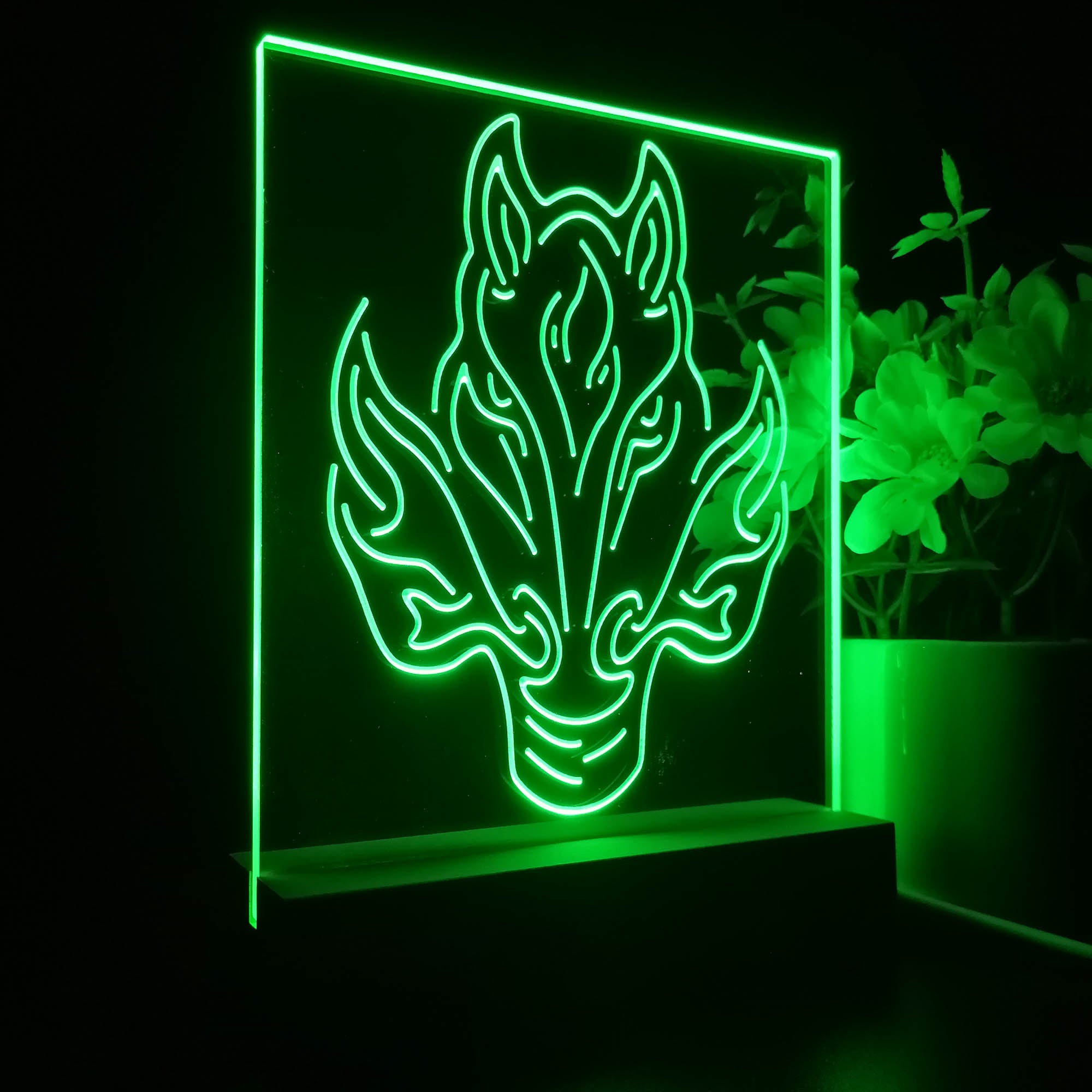 Calgary Sport Team Flames 3D LED Optical Illusion Sport Team Night Light