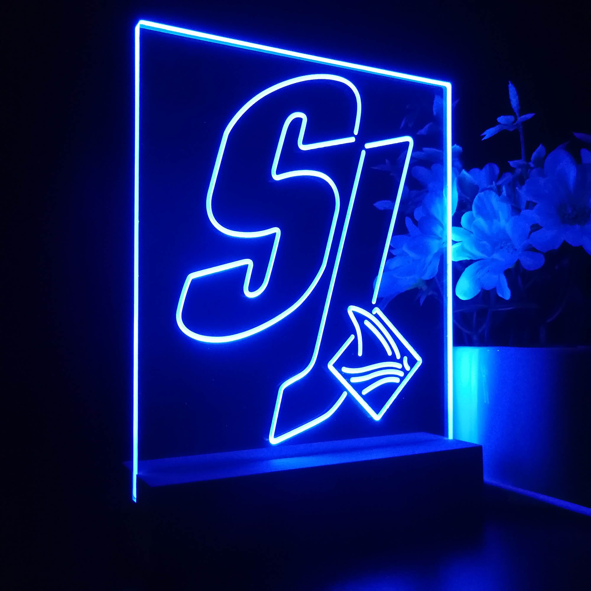 San Jose Sport Team Sharks 3D LED Optical Illusion Sport Team Night Light