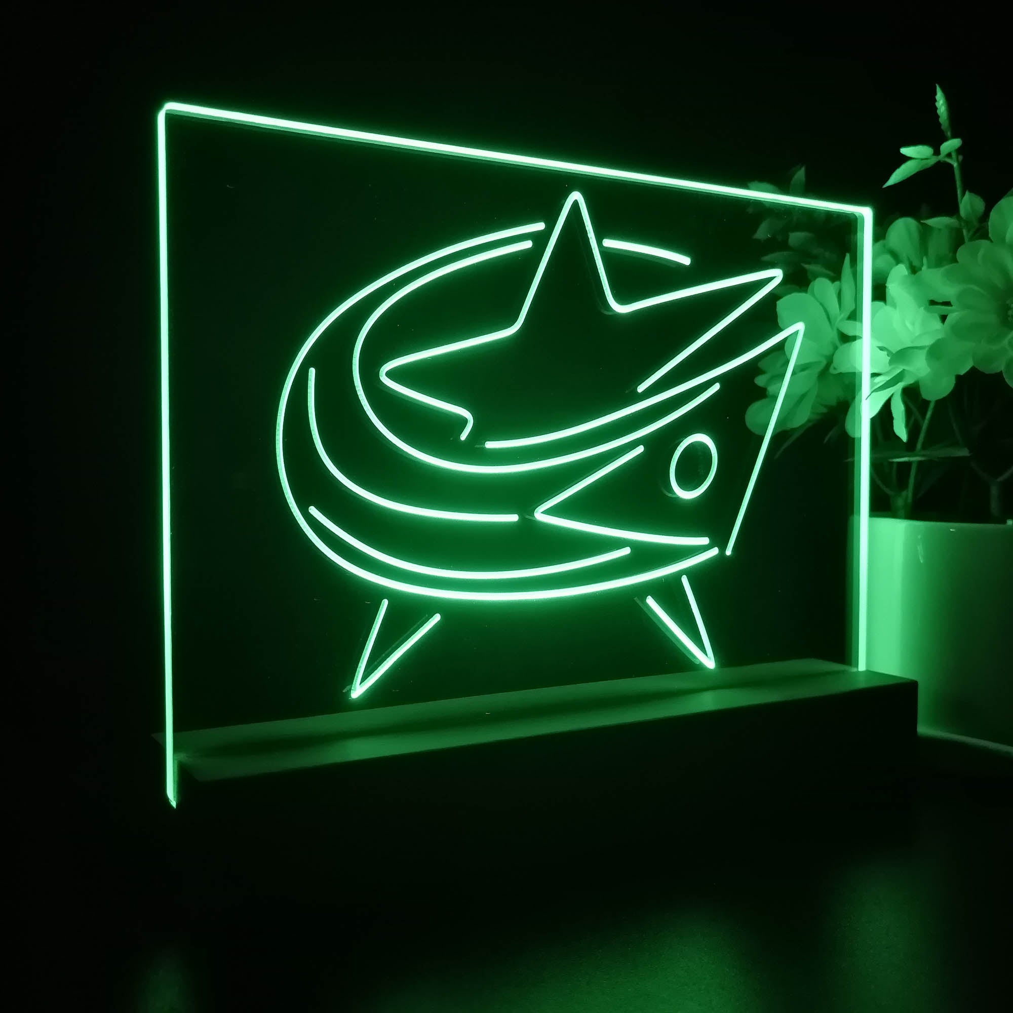 Columbus Blue Jackets Night Light LED Sign