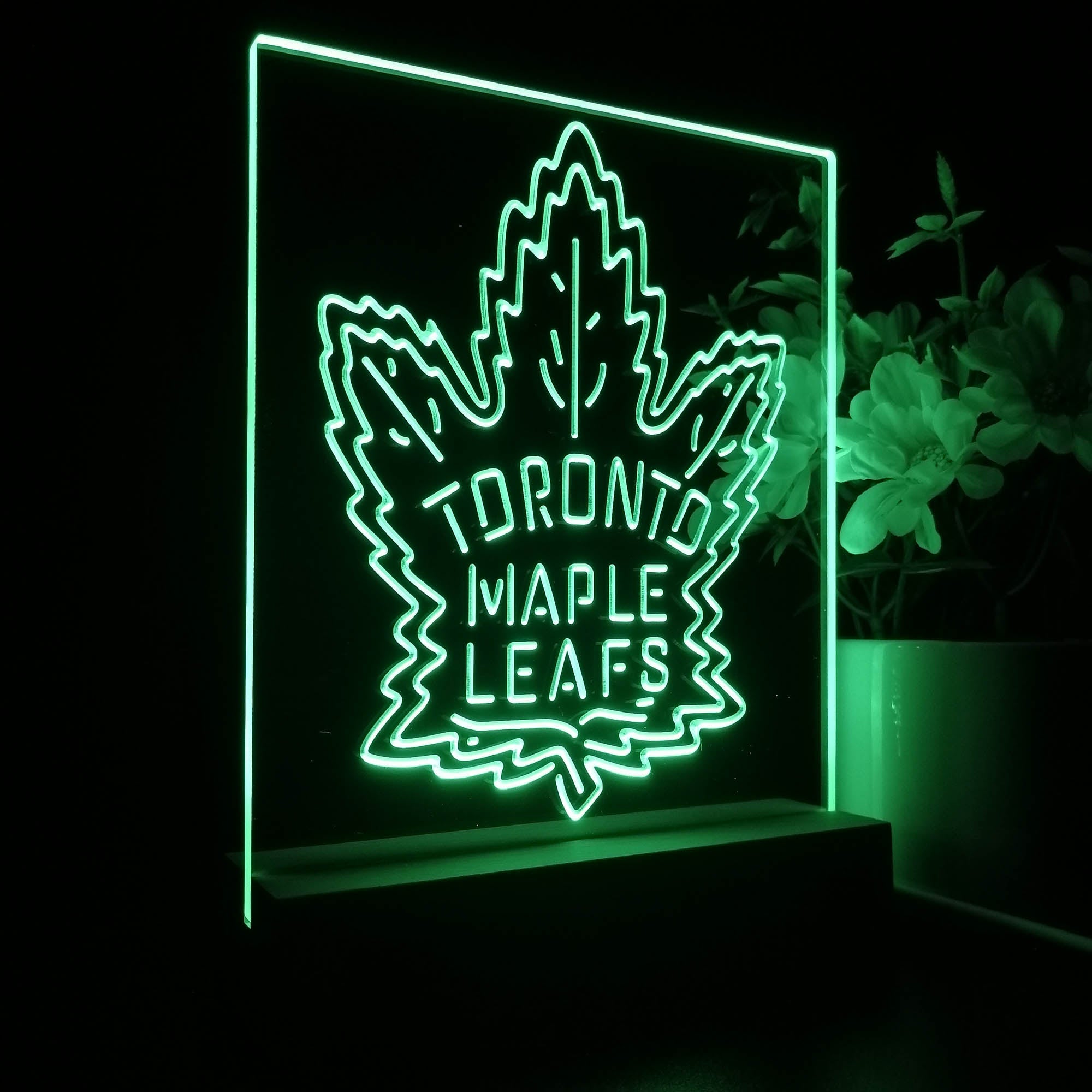 Toronto Sport Team Maple Leafs 3D LED Optical Illusion Sport Team Night Light