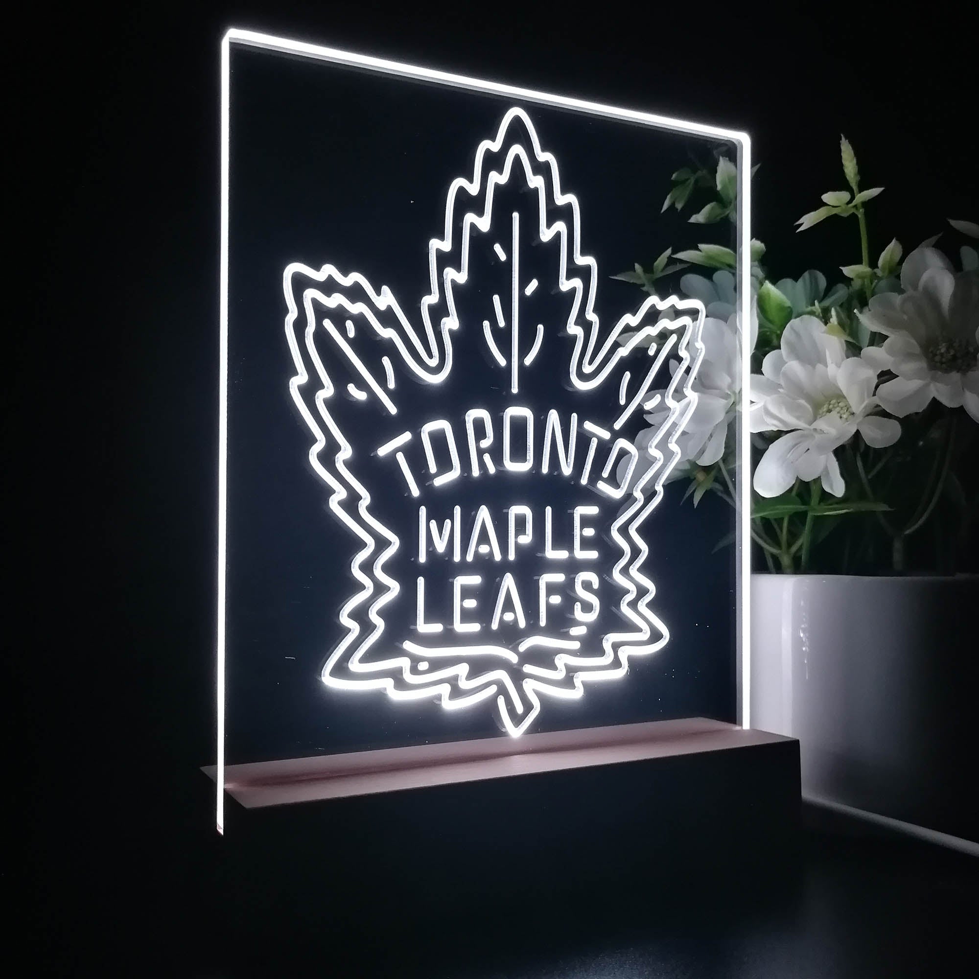Toronto Sport Team Maple Leafs 3D LED Optical Illusion Sport Team Night Light