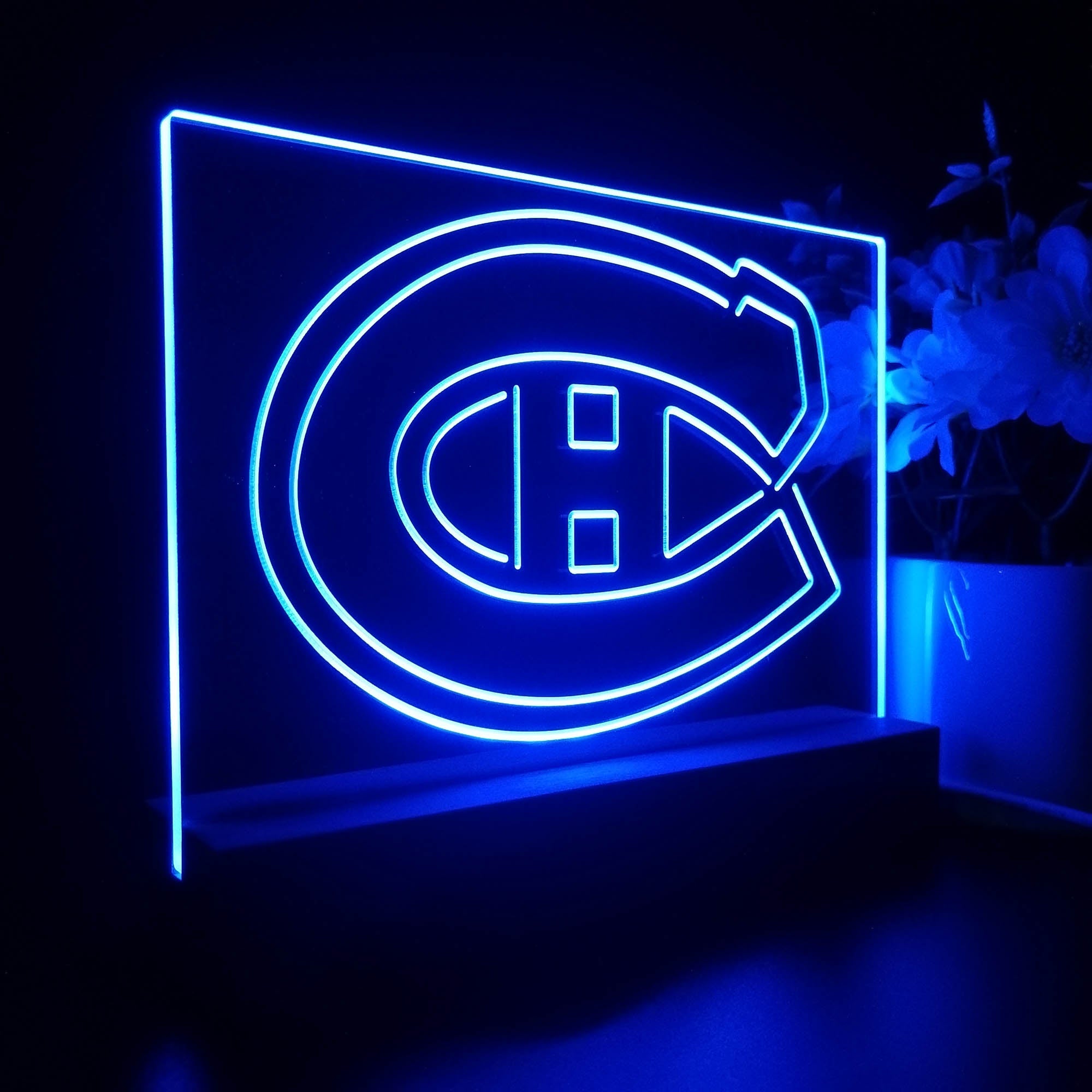 Montreal Canadiens Sport Team Night Light 3D Illusion Lamp