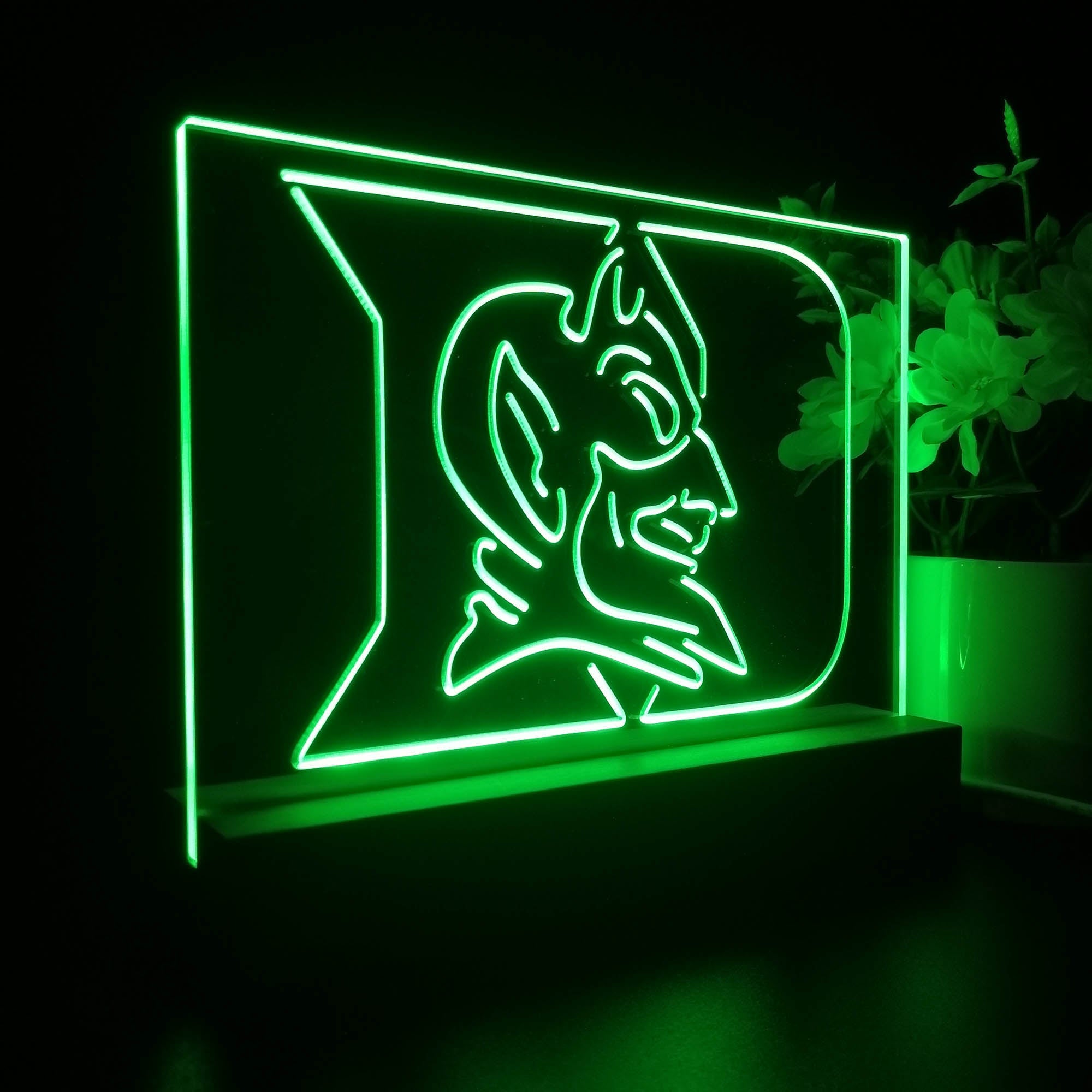 Duke Blue Devils Night Light LED Sign