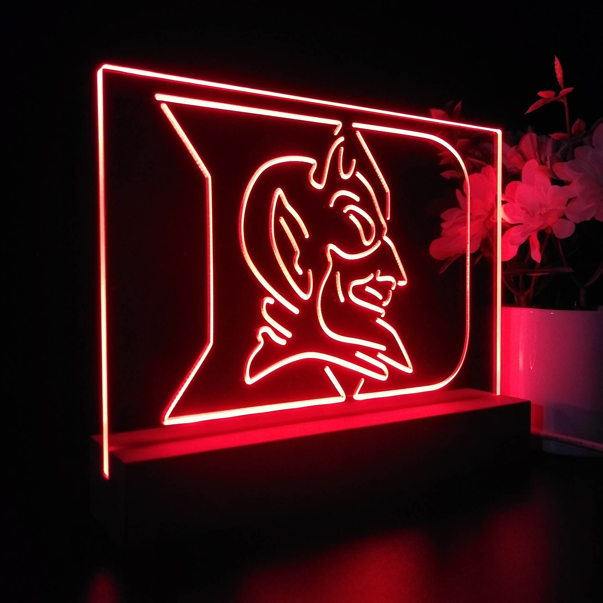 Duke Blue Devils Night Light LED Sign