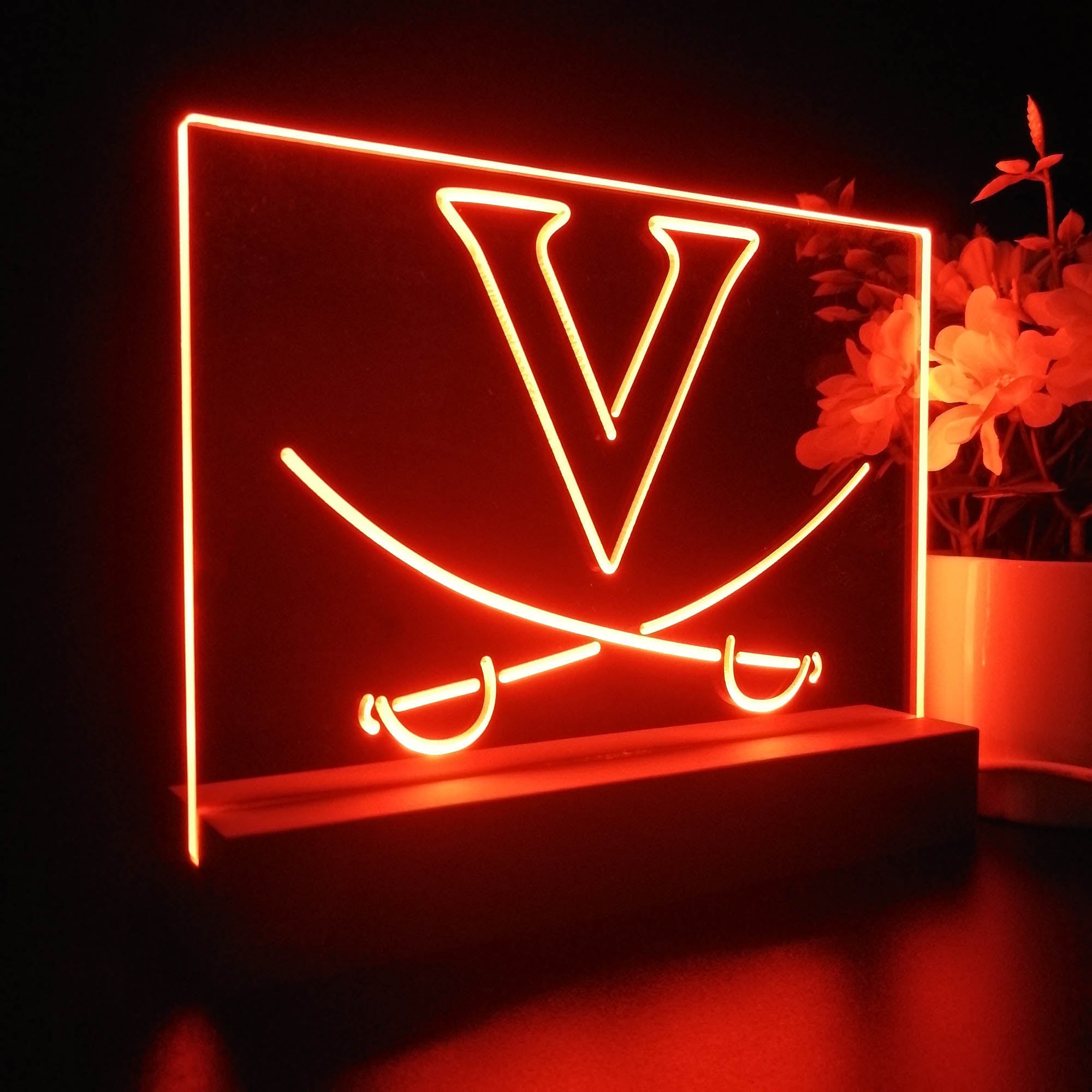 Virginia Cavaliers Night Light LED Sign