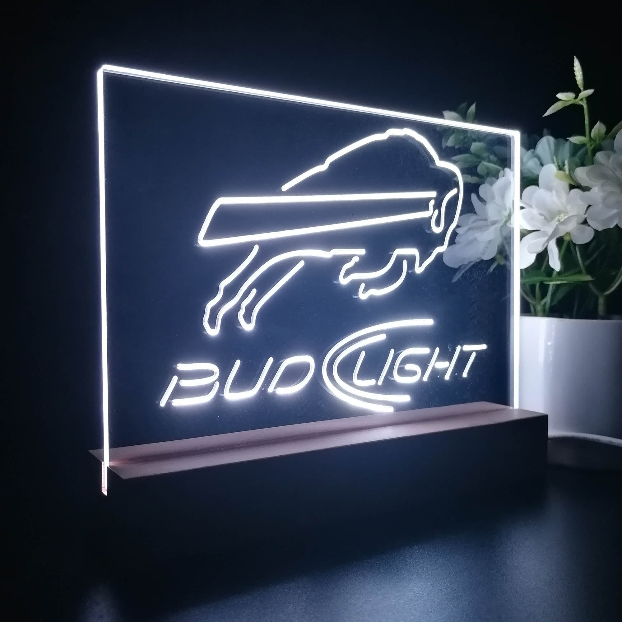 Buffalo Bills Bud Light Night Light LED Sign