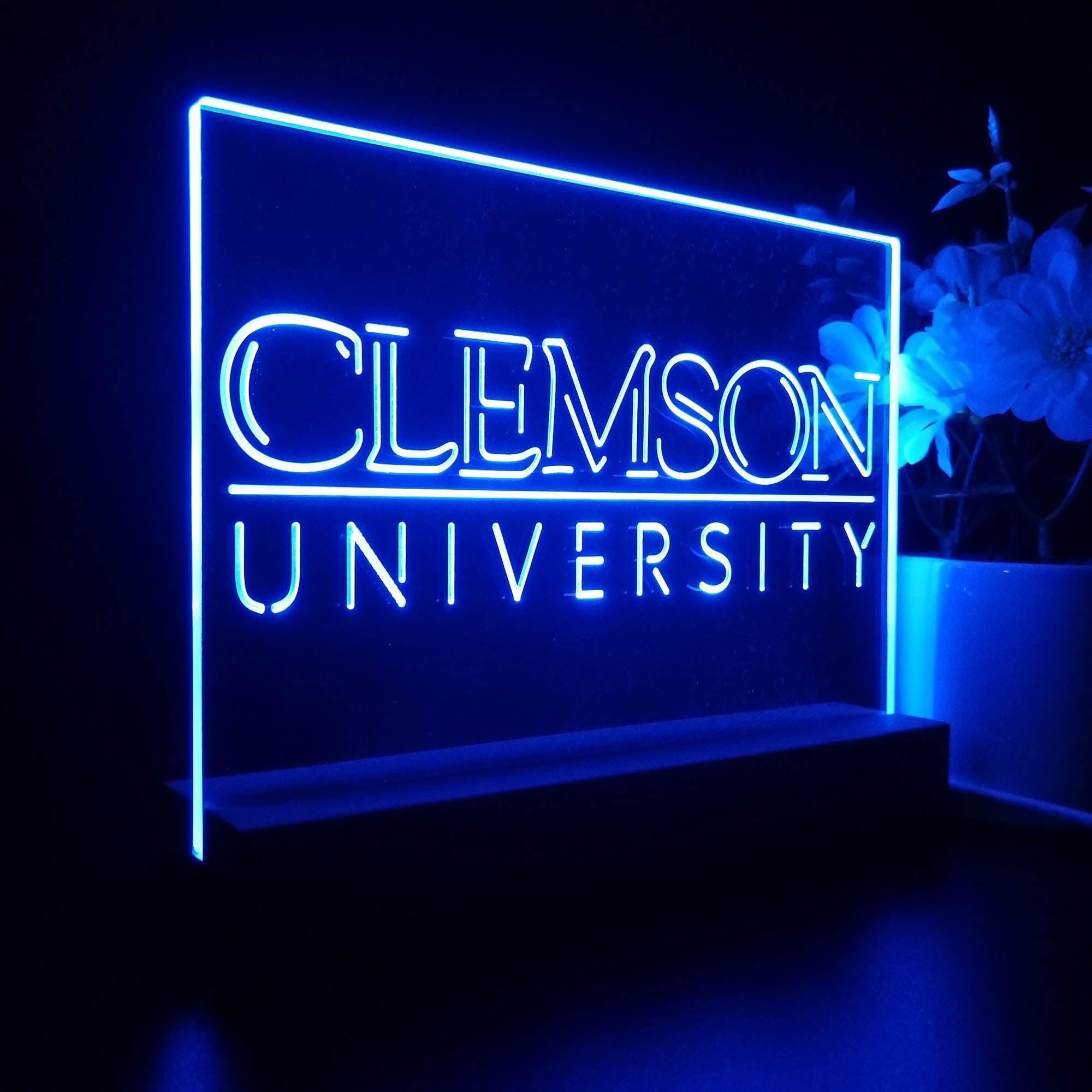 Clemson Night Light LED Sign