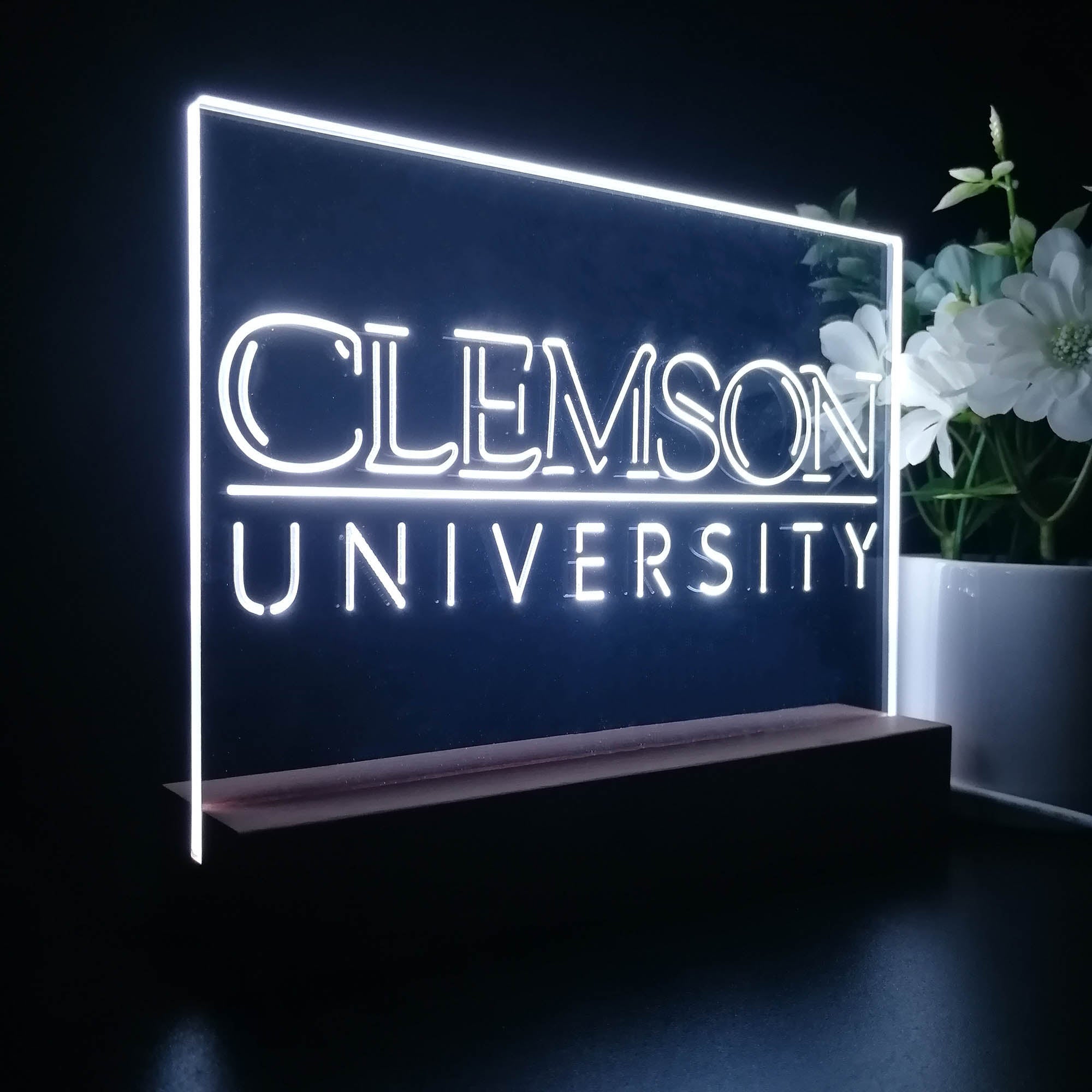 Clemson Sport Team Night Light 3D Illusion Lamp