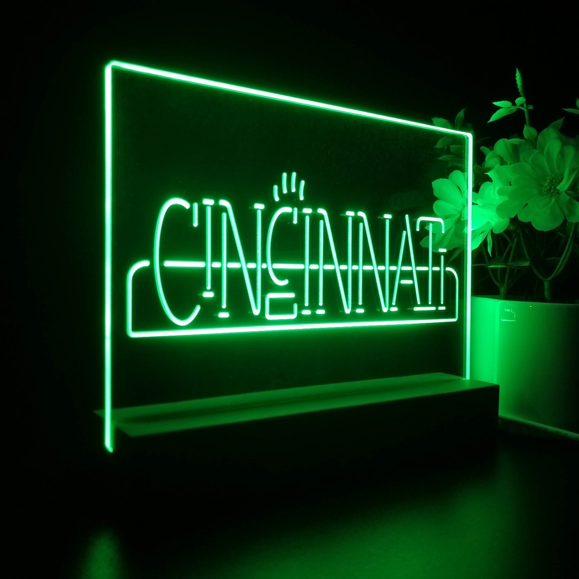 Cincinnati Bearcats Night Light LED Sign