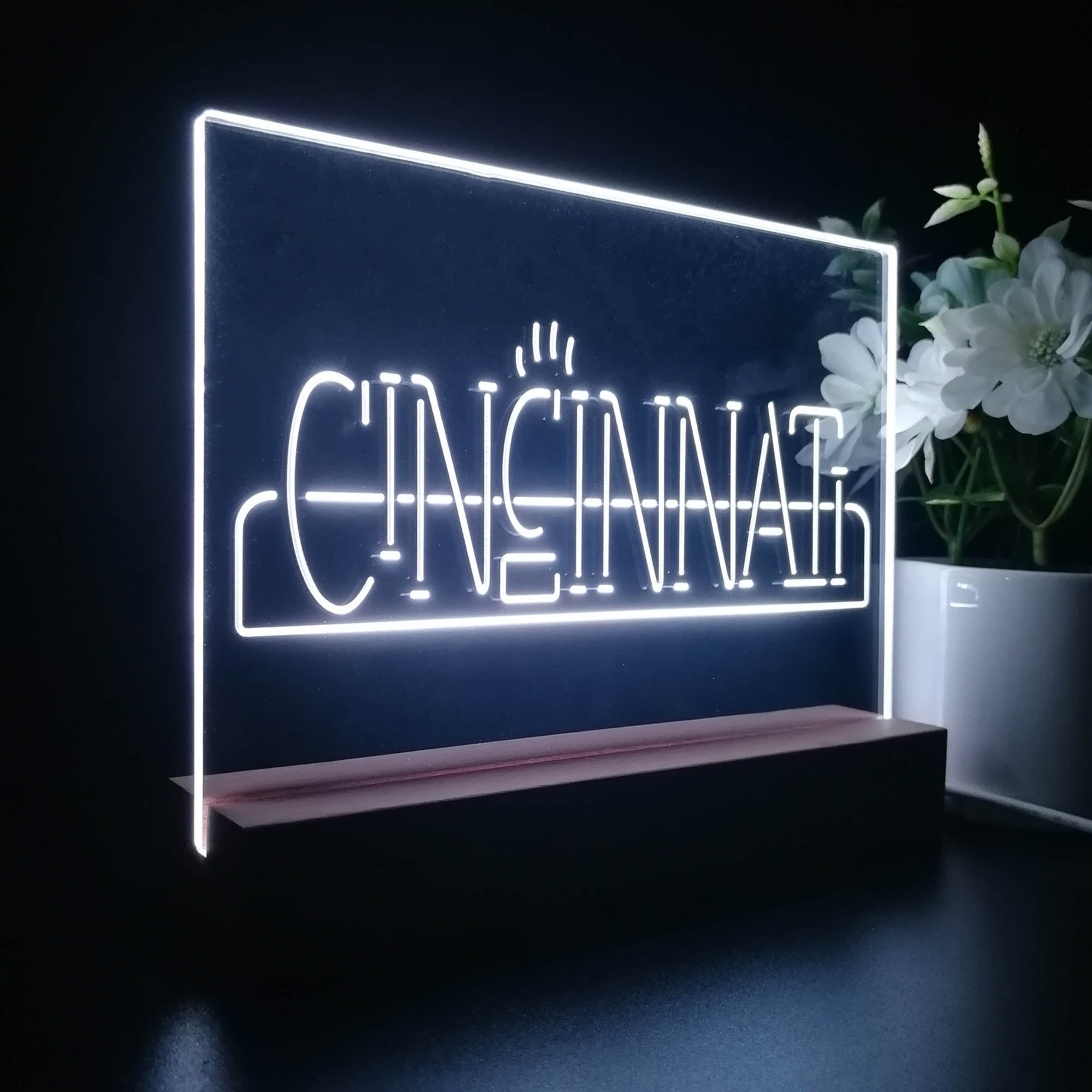 Cincinnati Bearcats Night Light LED Sign