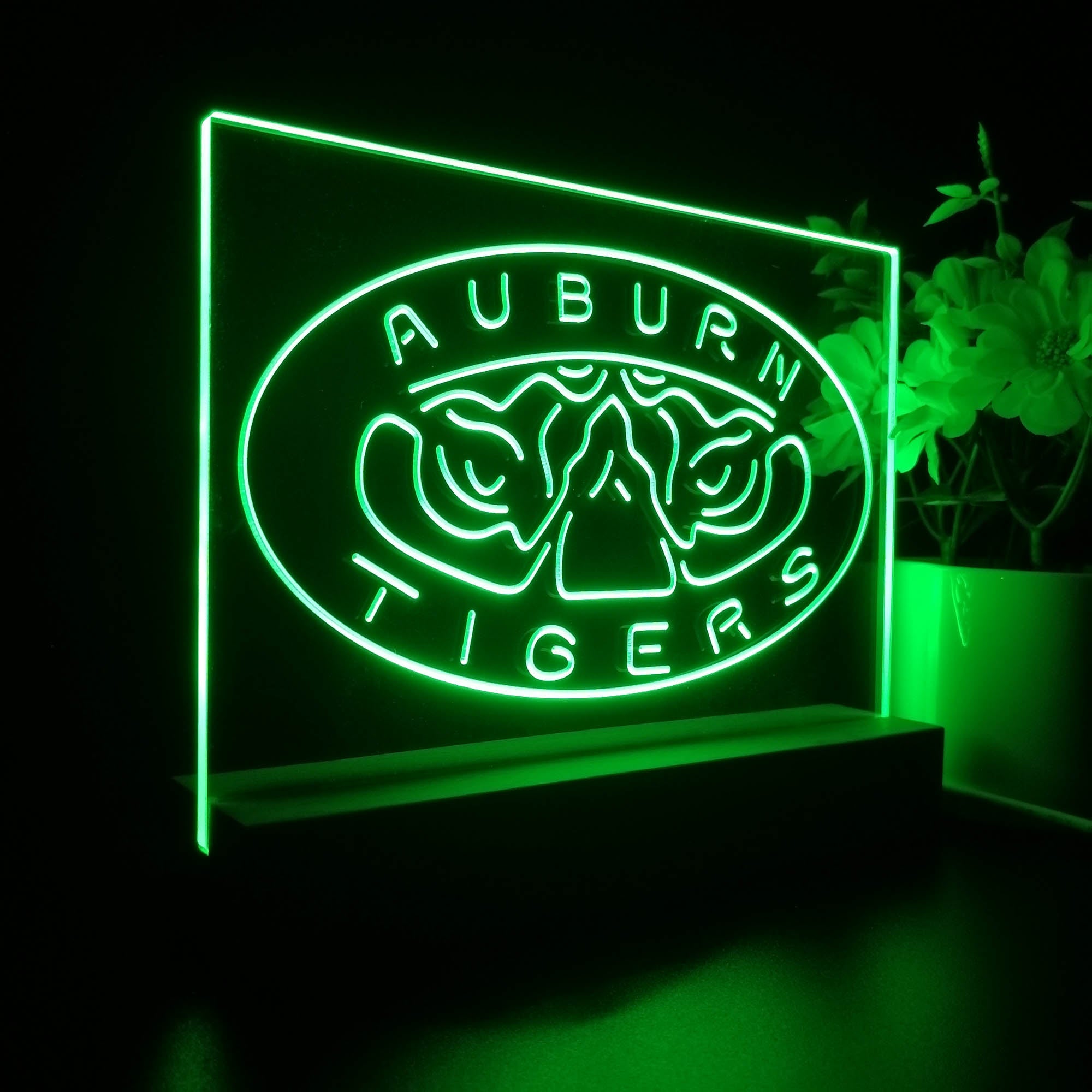 Auburn Tigers Sport Team Night Light 3D Illusion Lamp