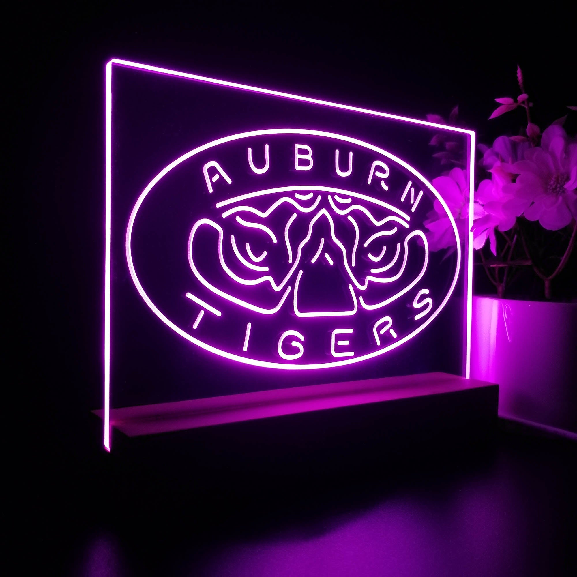 Auburn Tigers Sport Team Night Light 3D Illusion Lamp