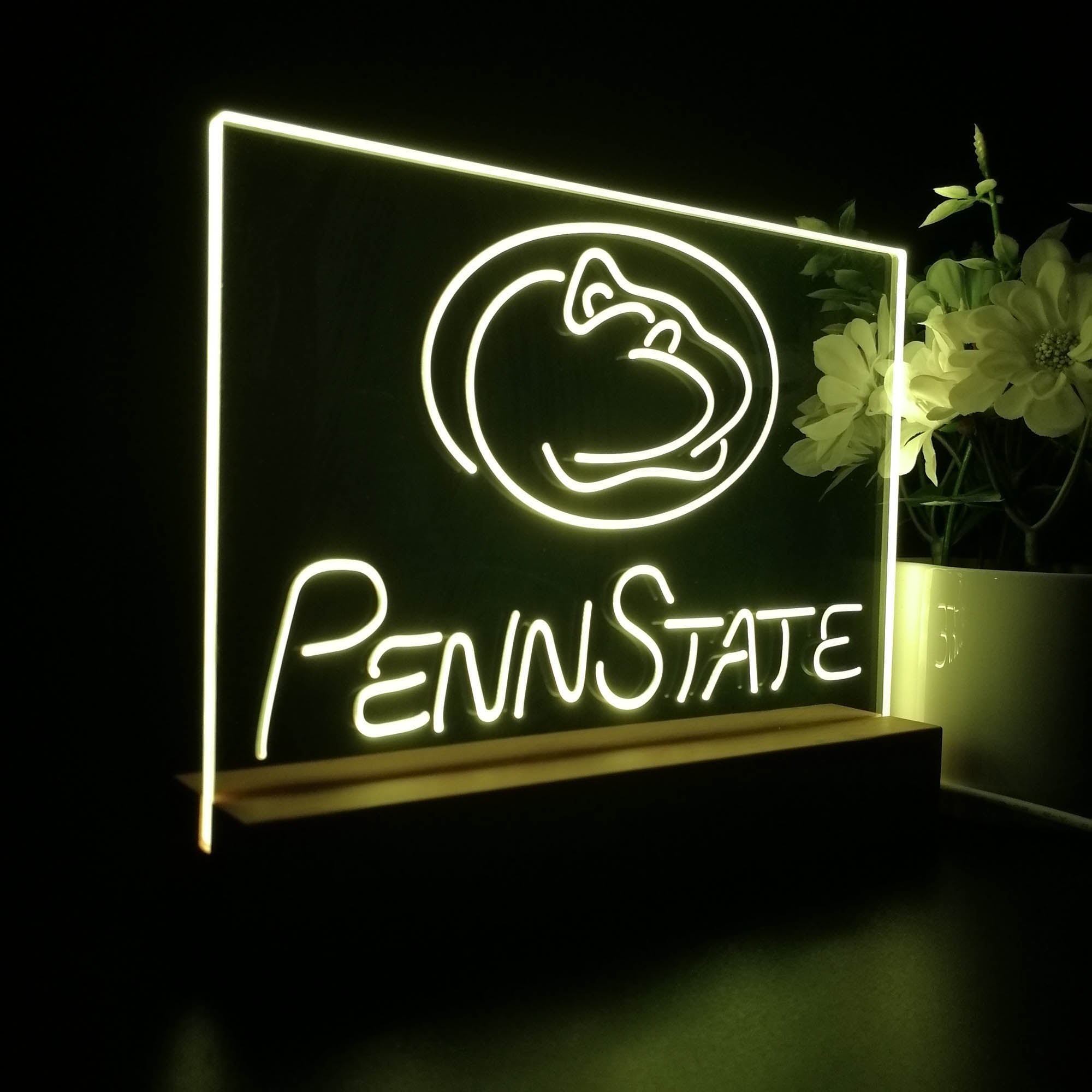 Penn State Nittany Lions Night Light LED Sign