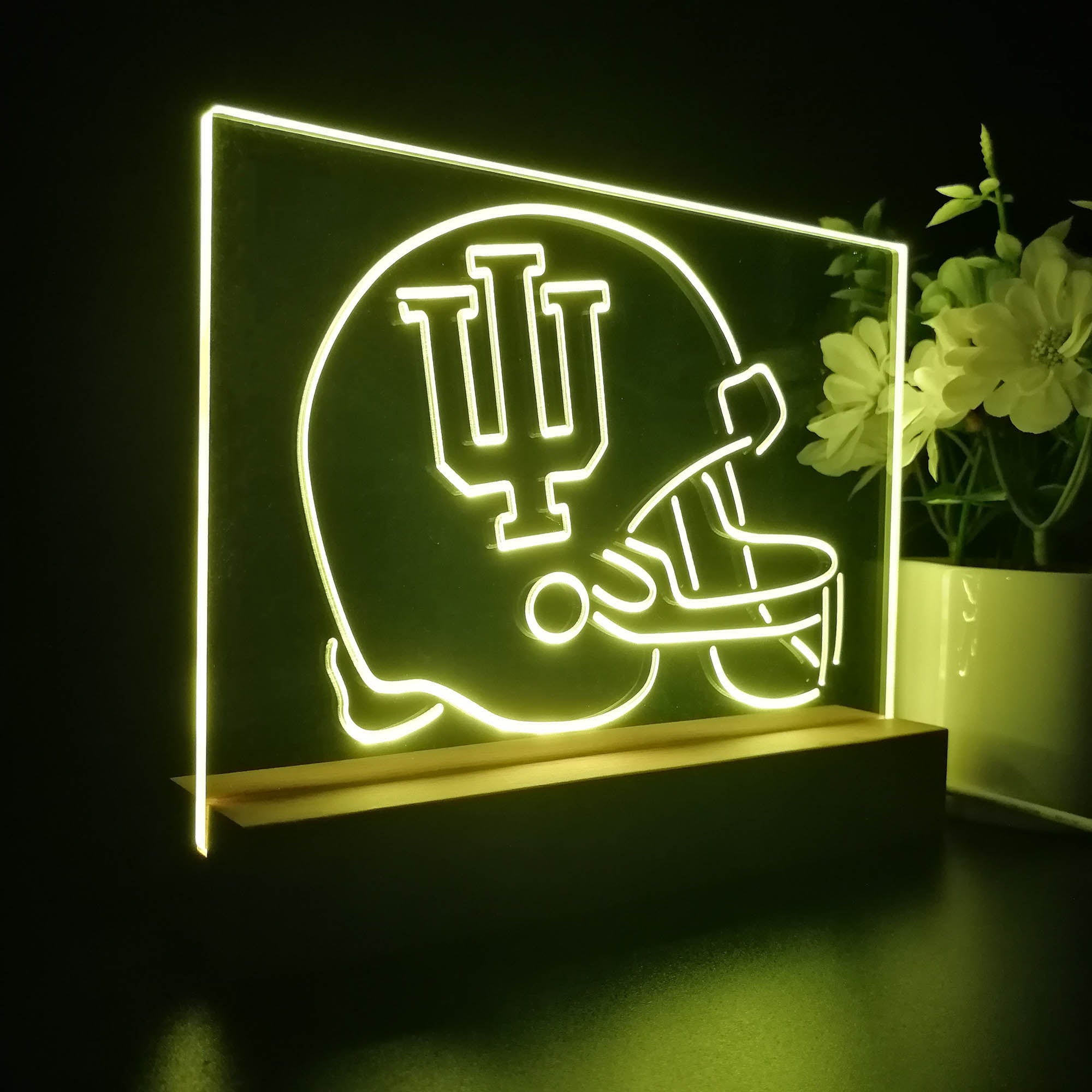 Indiana Hoosiers Night Light LED Sign