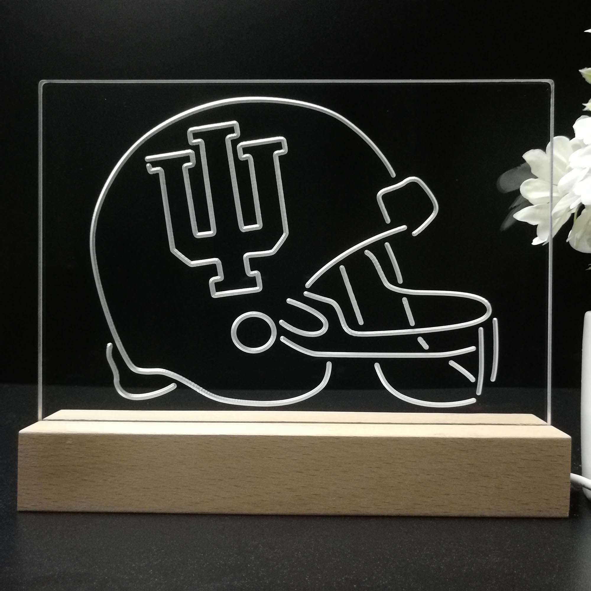 Indiana Hoosiers Night Light LED Sign