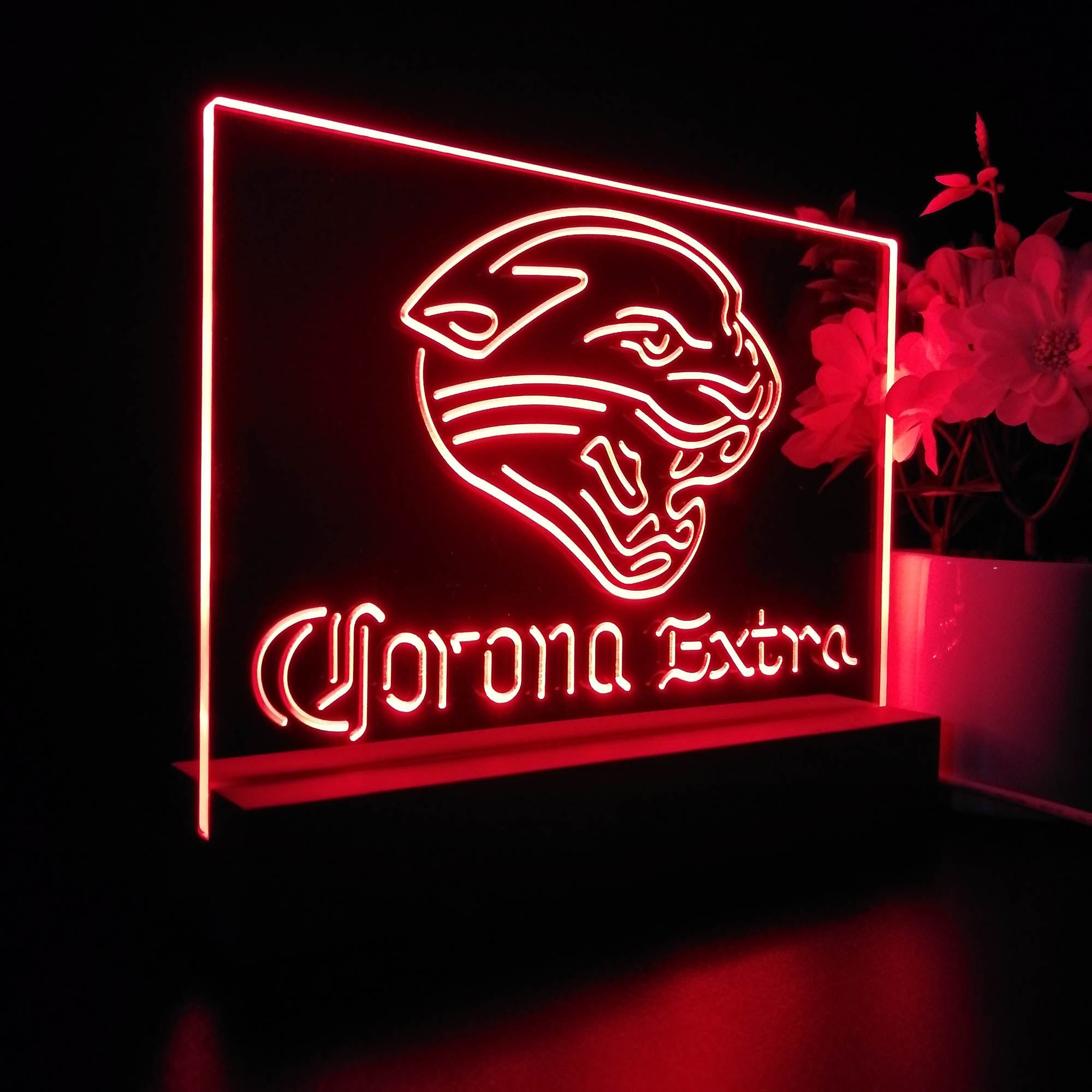 Corona Extra Bar Jacksonville Jaguars Est.1995 Sport Team Night Light 3D Illusion Lamp