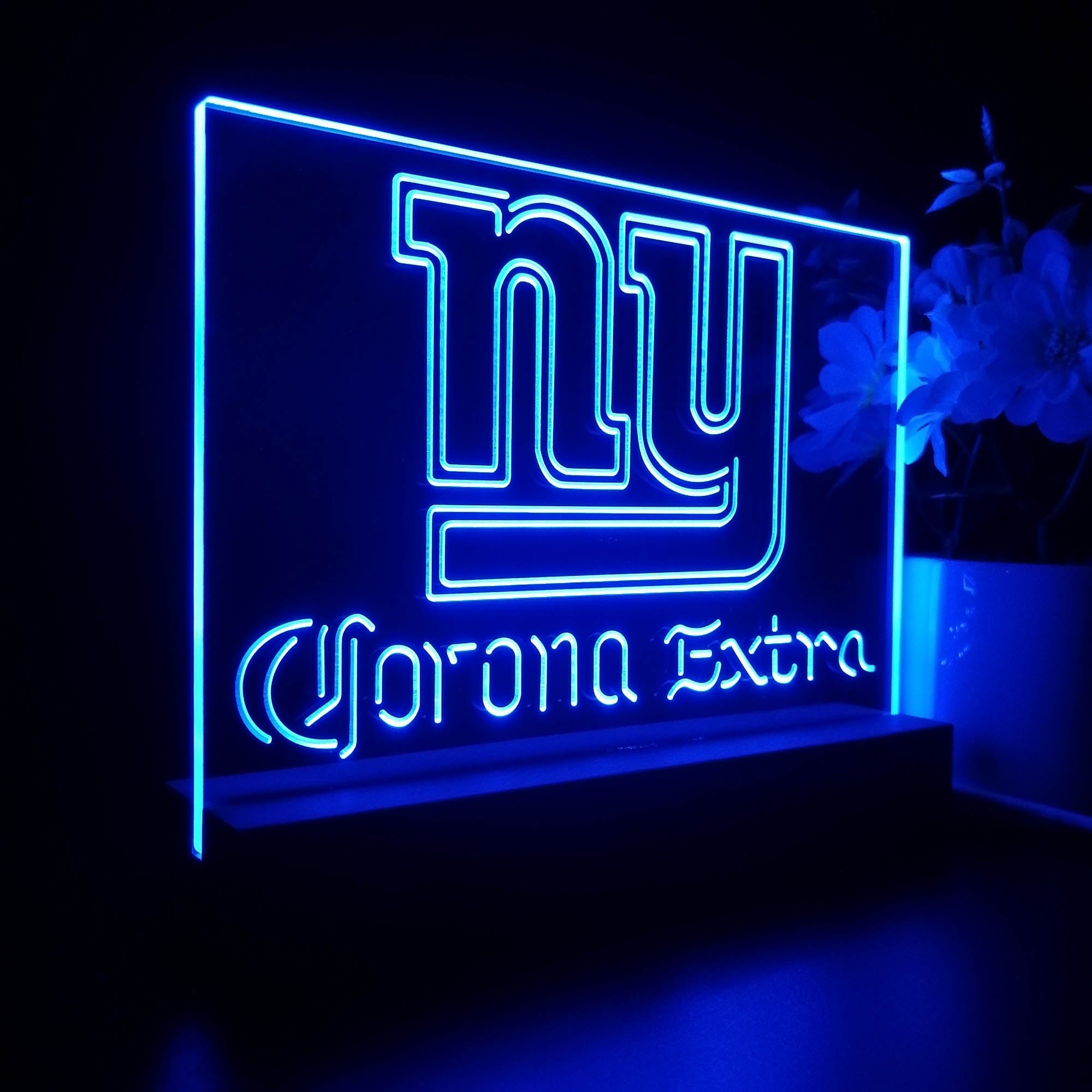 Corona Extra Bar New York Giants Est. 1925 Night Light LED Sign