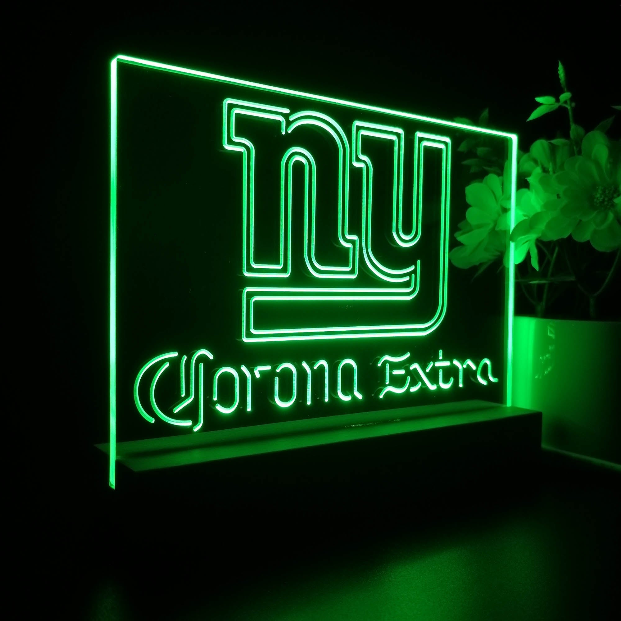 Corona Extra Bar New York Giants Est. 1925 Night Light LED Sign