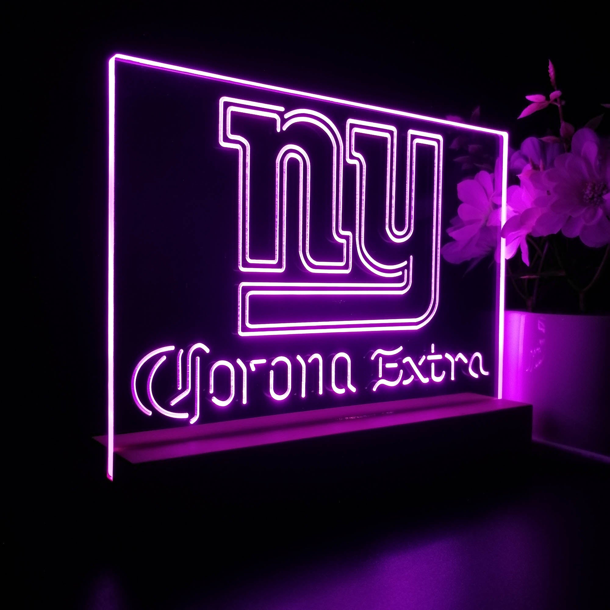 Corona Extra Bar New York Giants Est. 1925 Night Light LED Sign