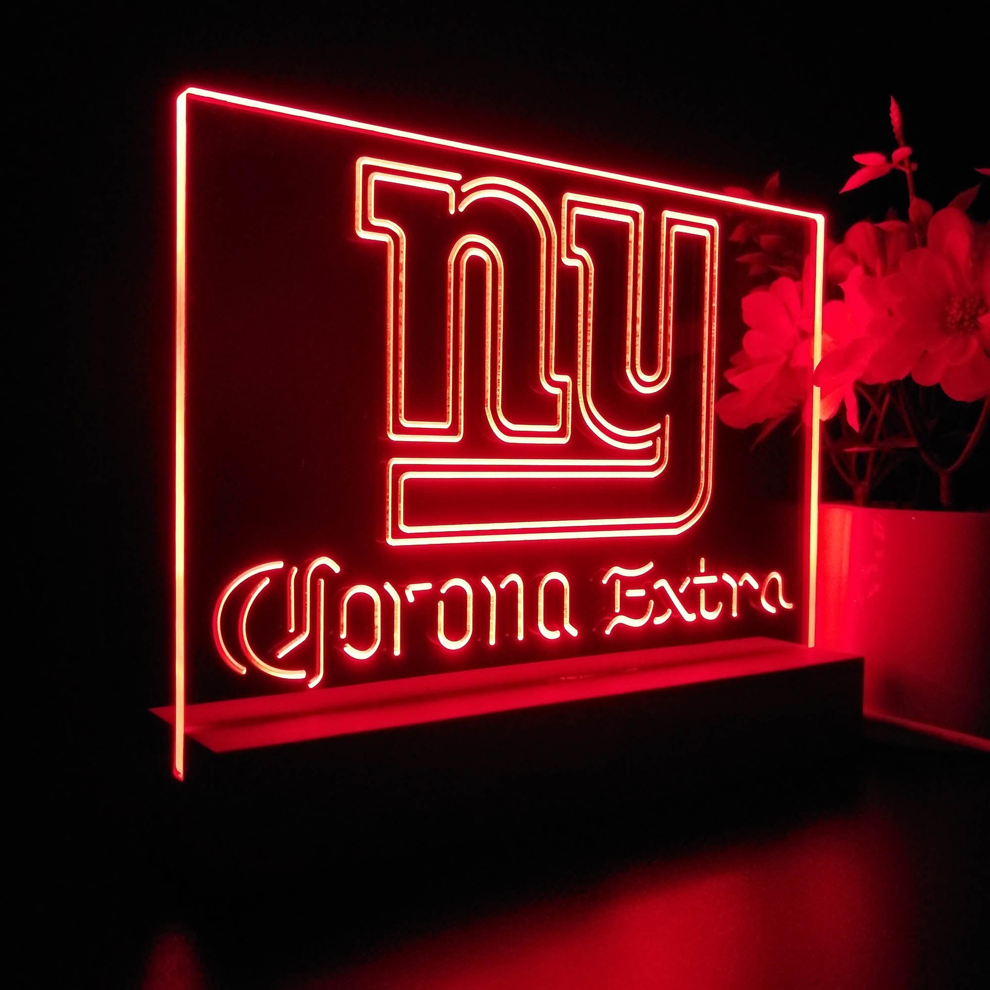 Corona Extra Bar New York Giants Est. 1925 Night Light LED Sign