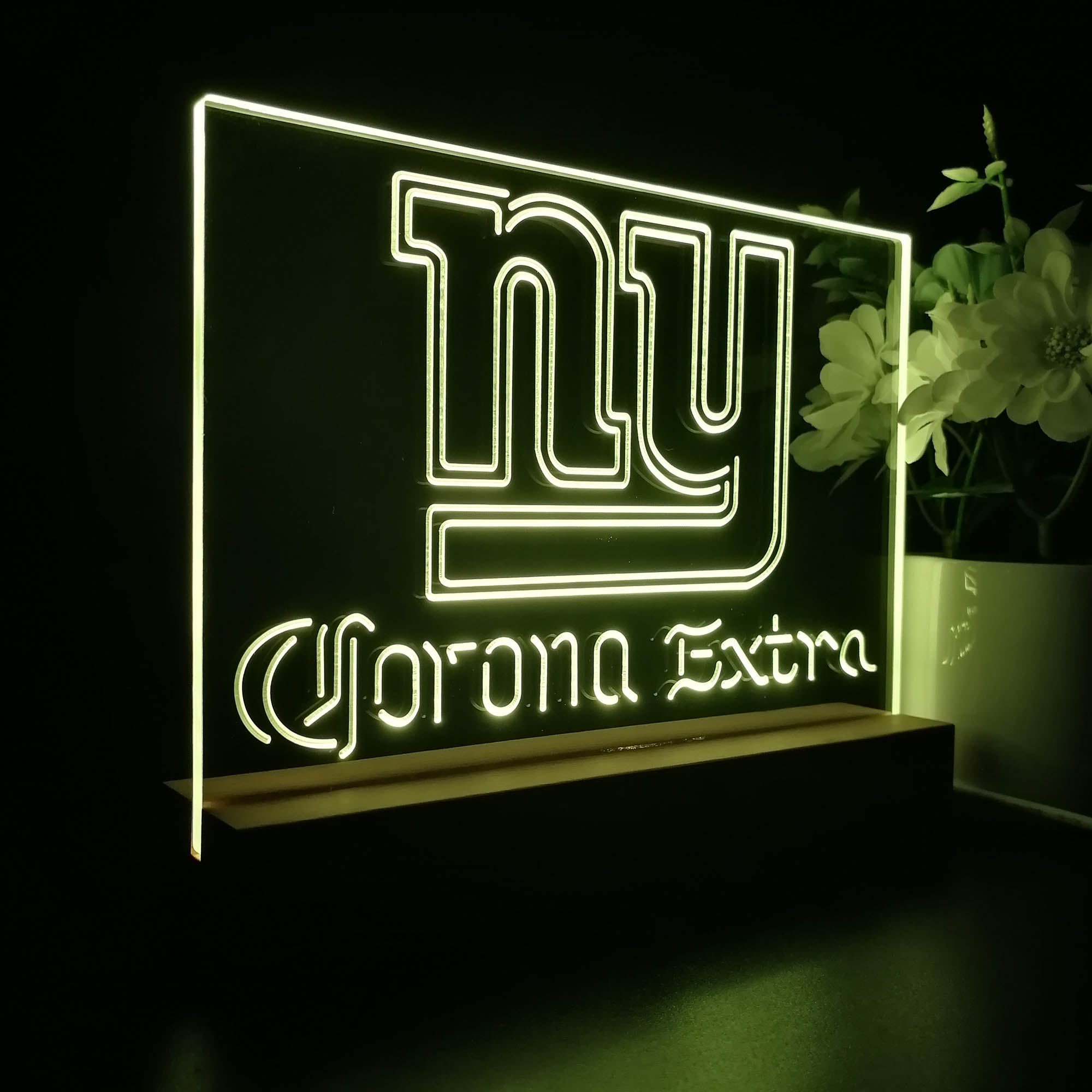 Corona Extra Bar New York Giants Est. 1925 Night Light LED Sign