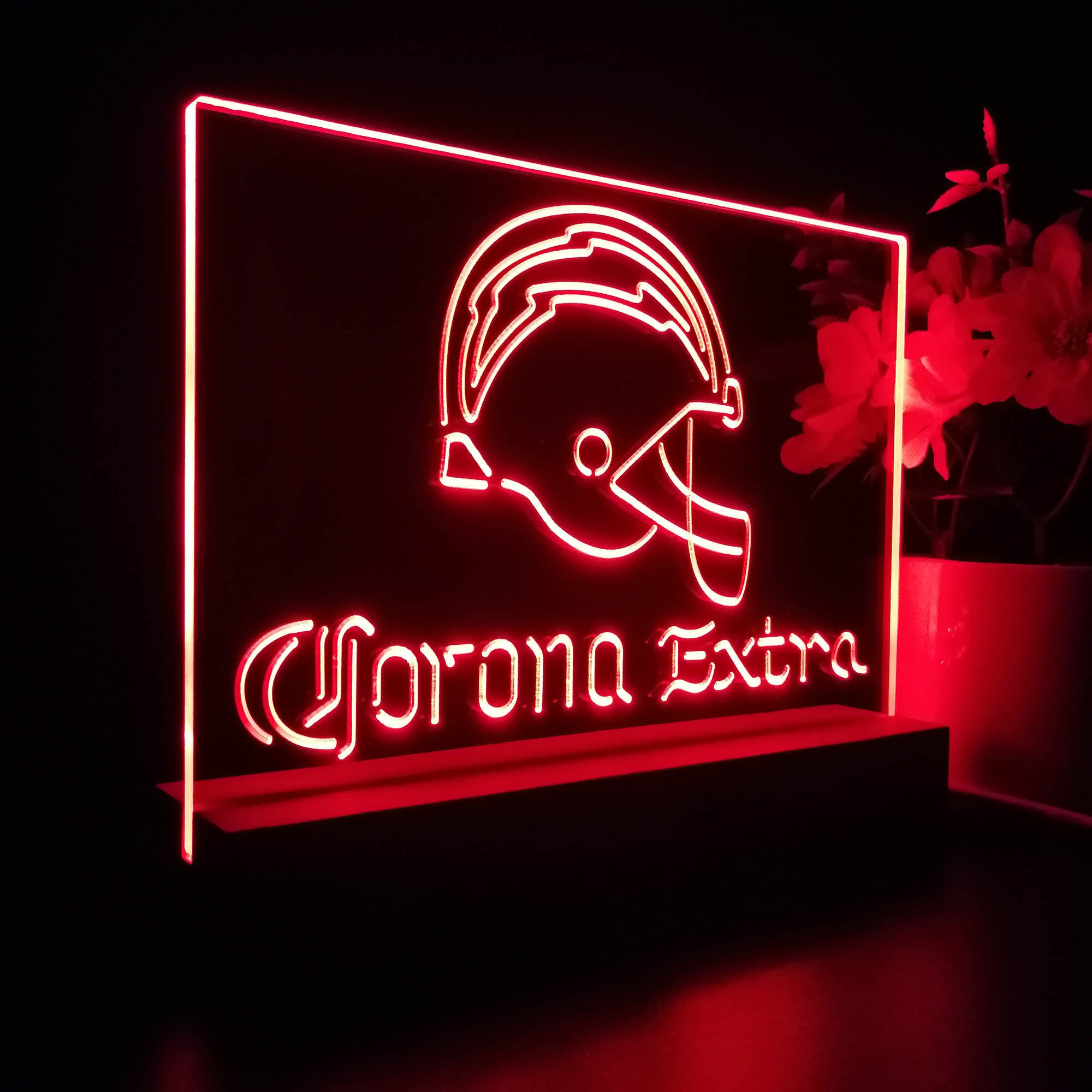 Corona Extra Bar Los Angeles Chargers Est. 1960 Night Light LED Sign