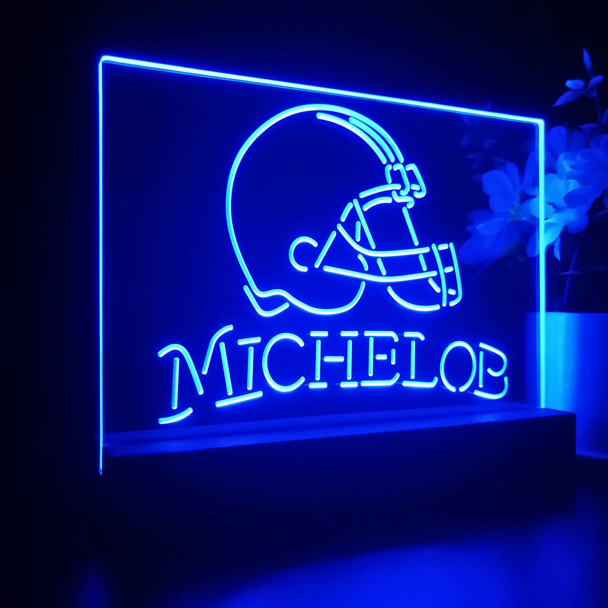 Michelob Bar Cleveland Browns Night Light LED Sign