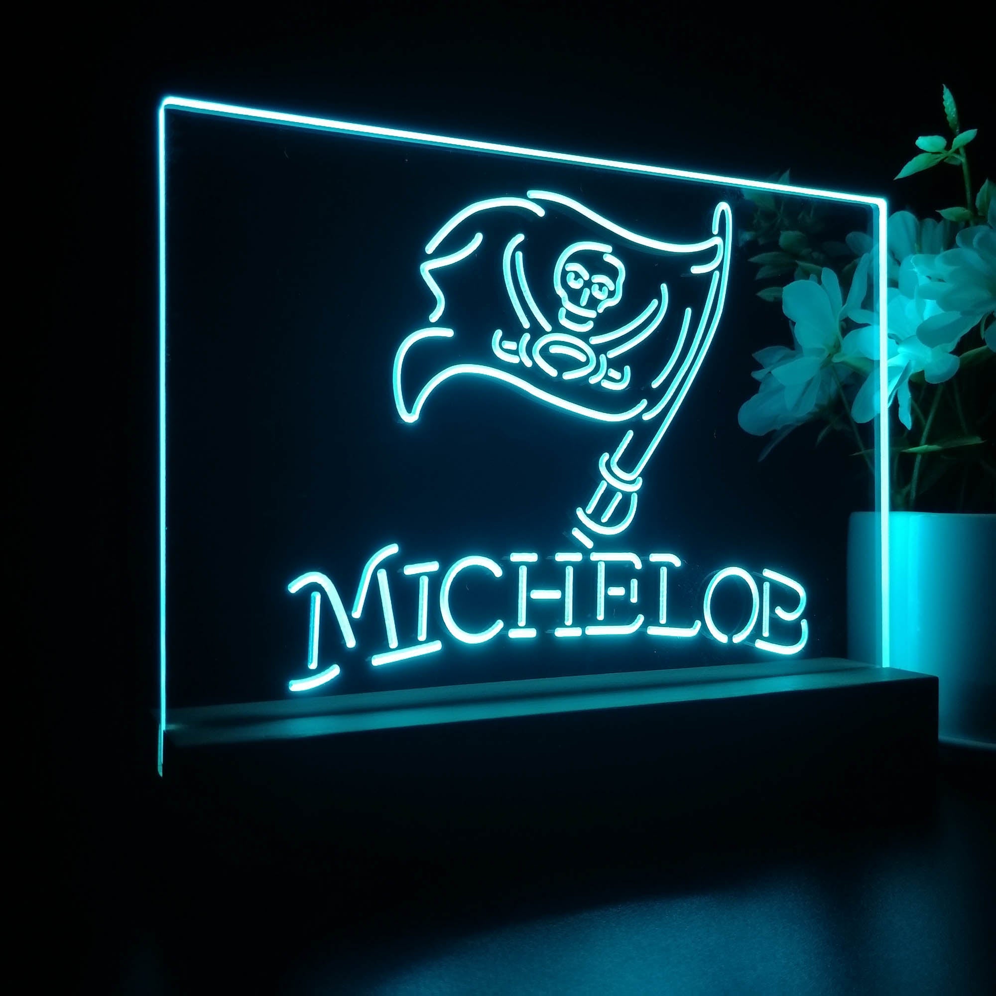 Michelob Bar Tampa Bay Buccaneers Night Light LED Sign