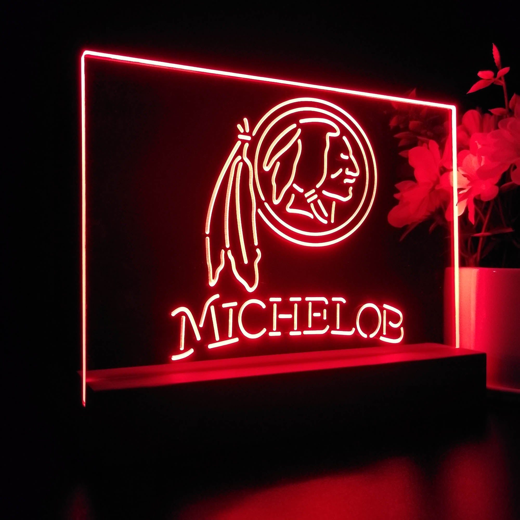 Michelob Bar Washington Night Light LED Sign