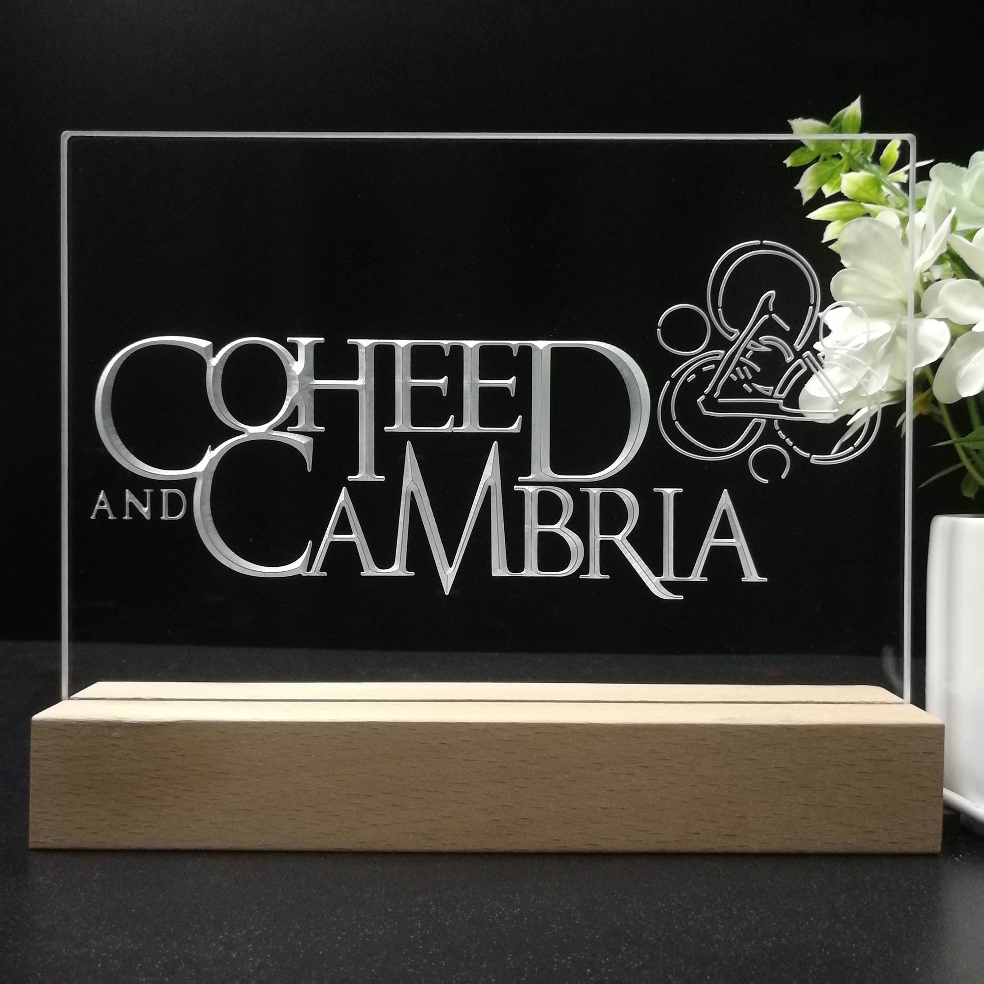 Coheed and Cambria Rock Band Night Light LED Sign