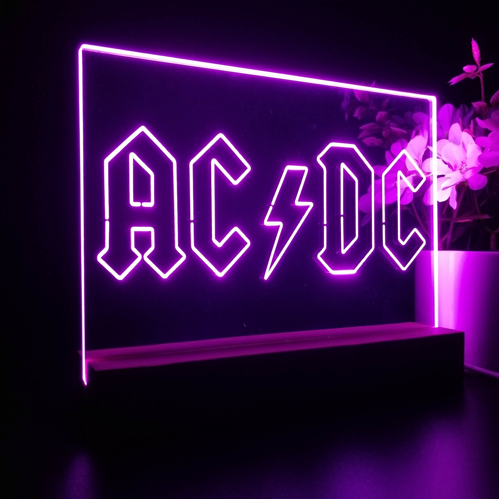 ACDC Band Music Night Light LED Sign