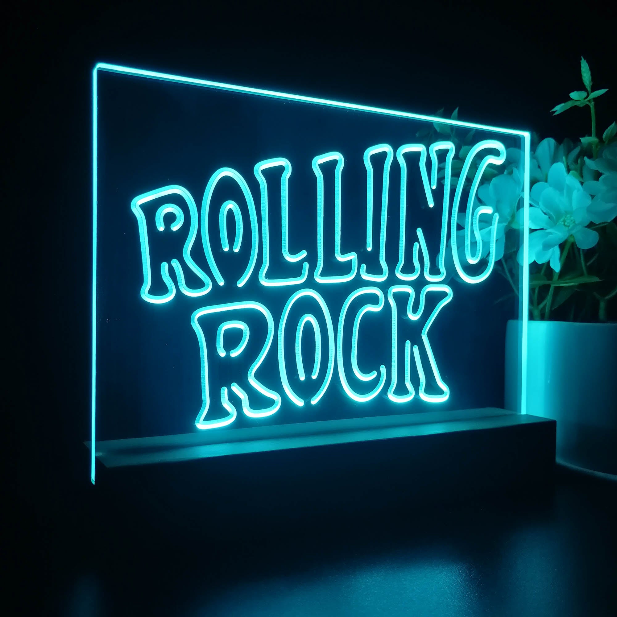 Rolling Rock Music Night Light LED Sign