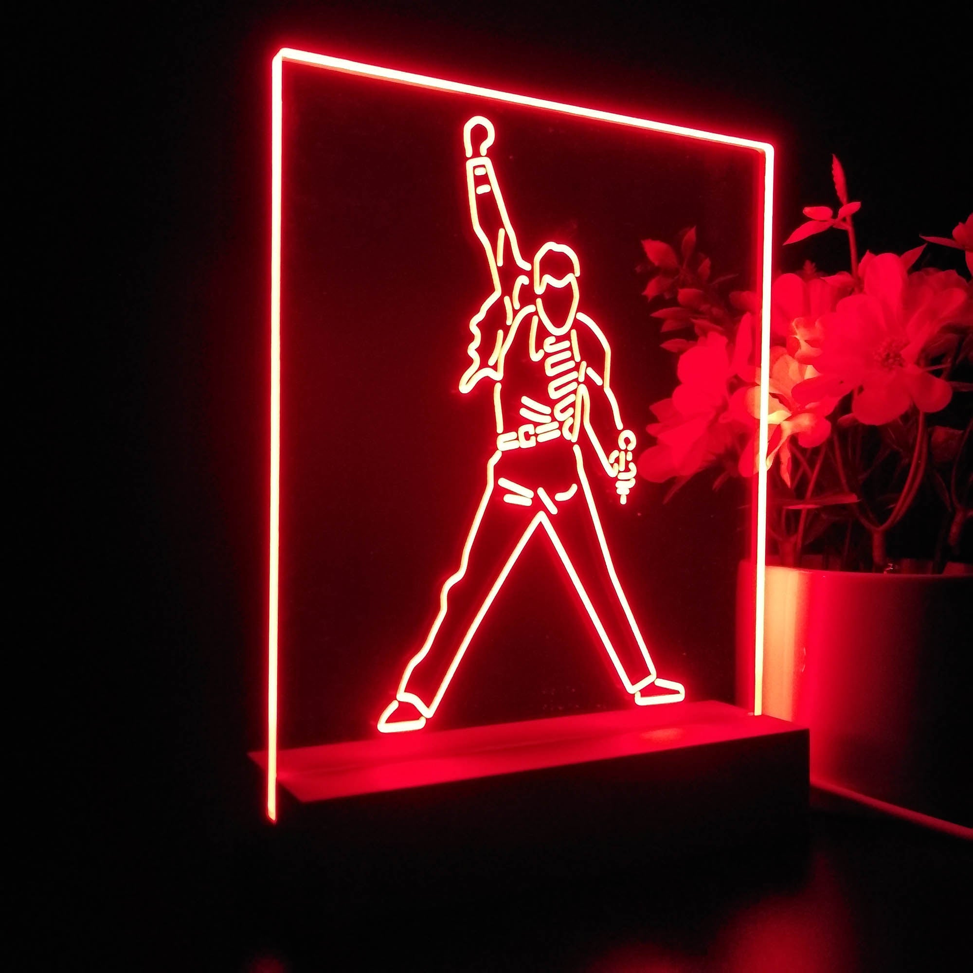 Freddie Mercury Night Light LED Sign