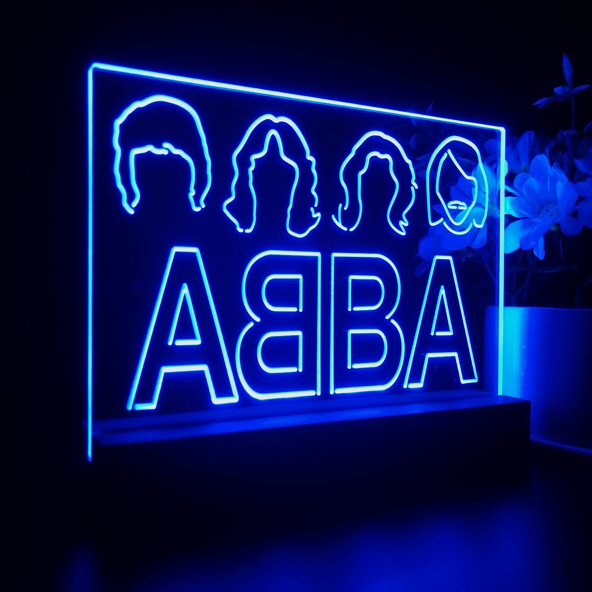ABBA Band Music Night Light LED Sign