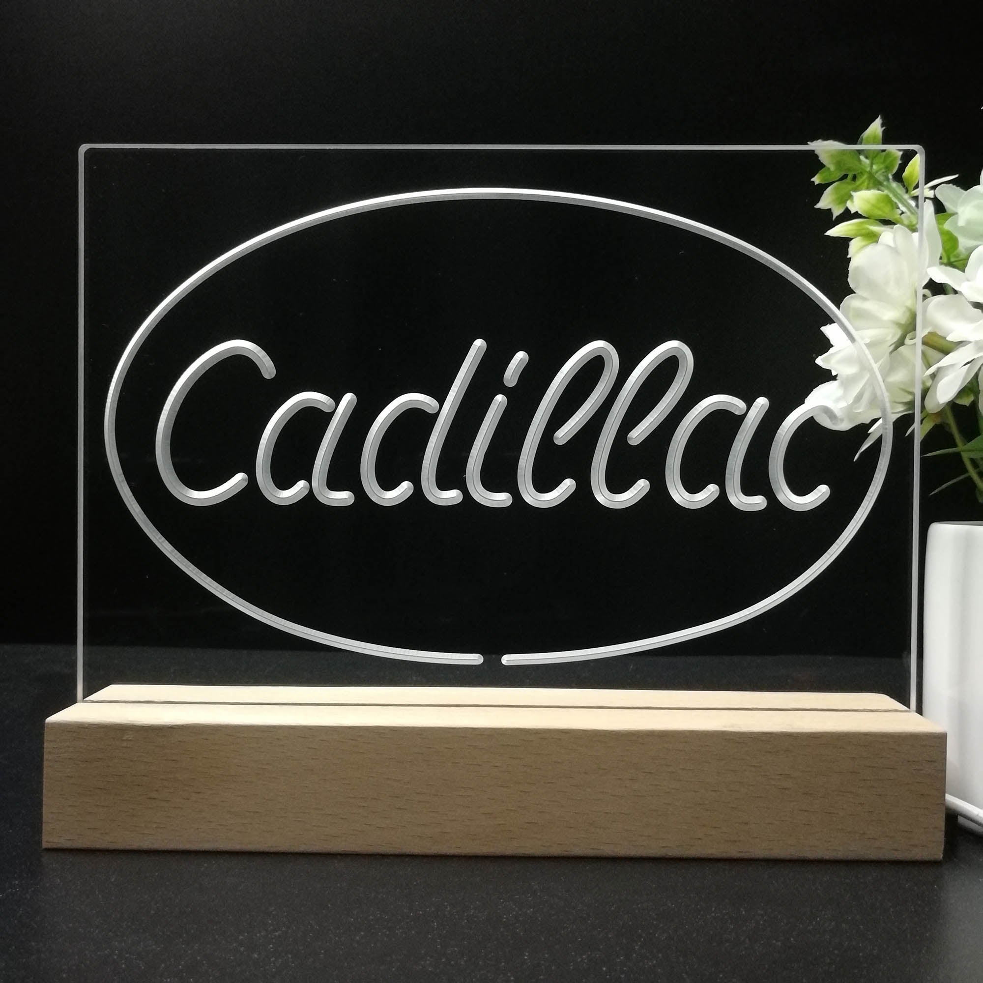 Cadillac Car Bar Night Light LED Sign