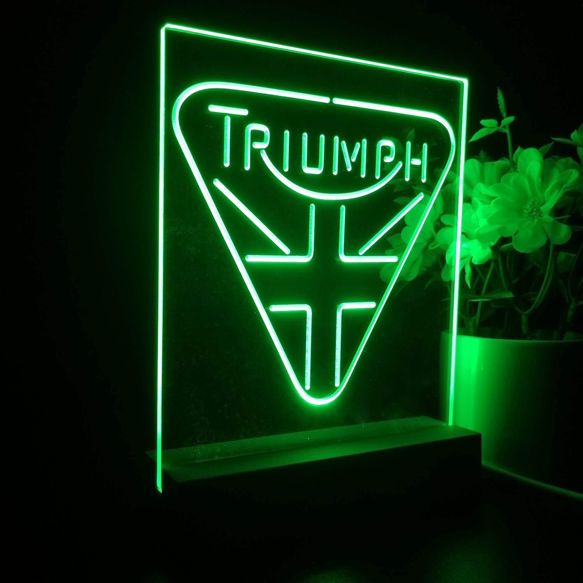 Triumph Truck Car Night Light LED Sign