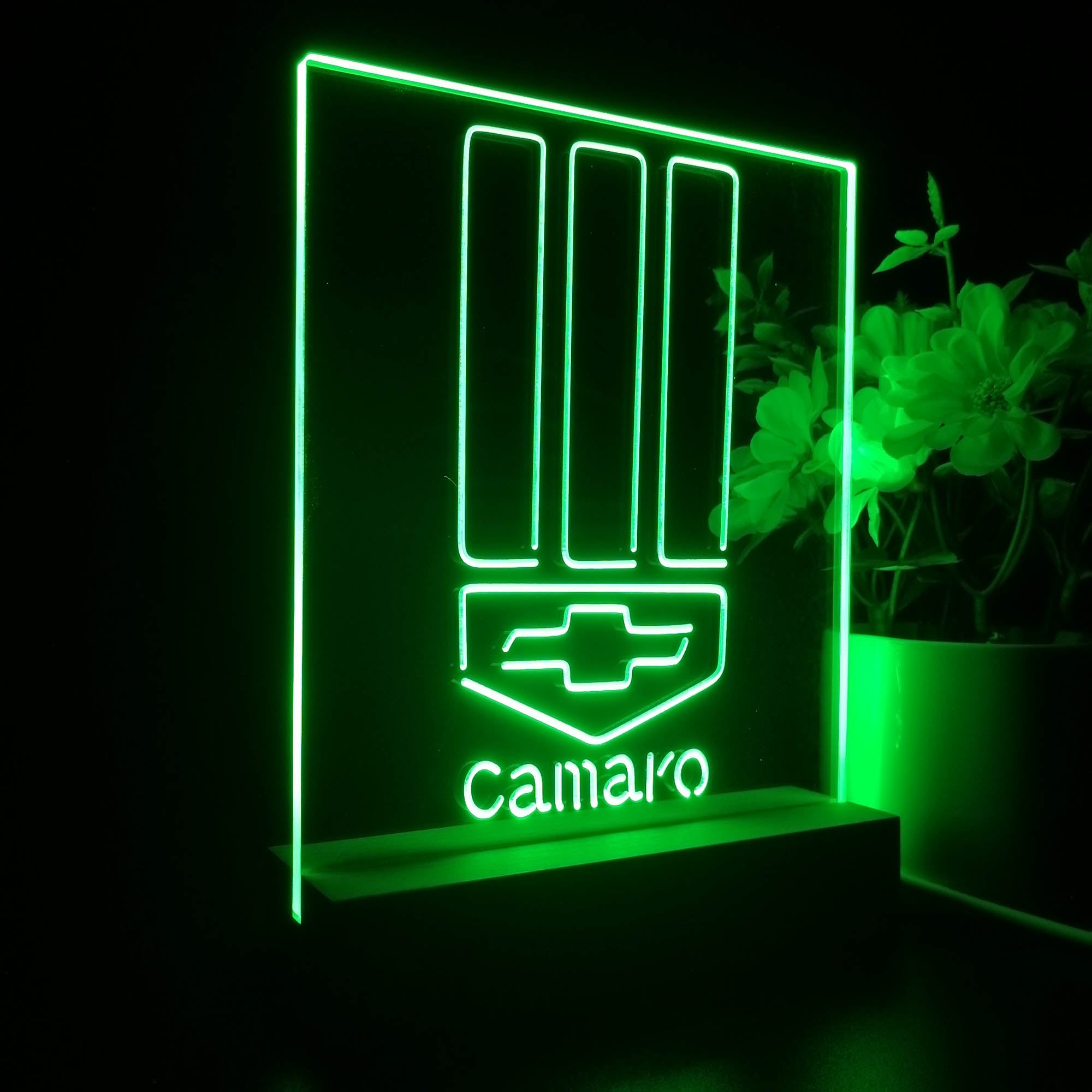 Camaro Chevrolet Car Night Light LED Sign